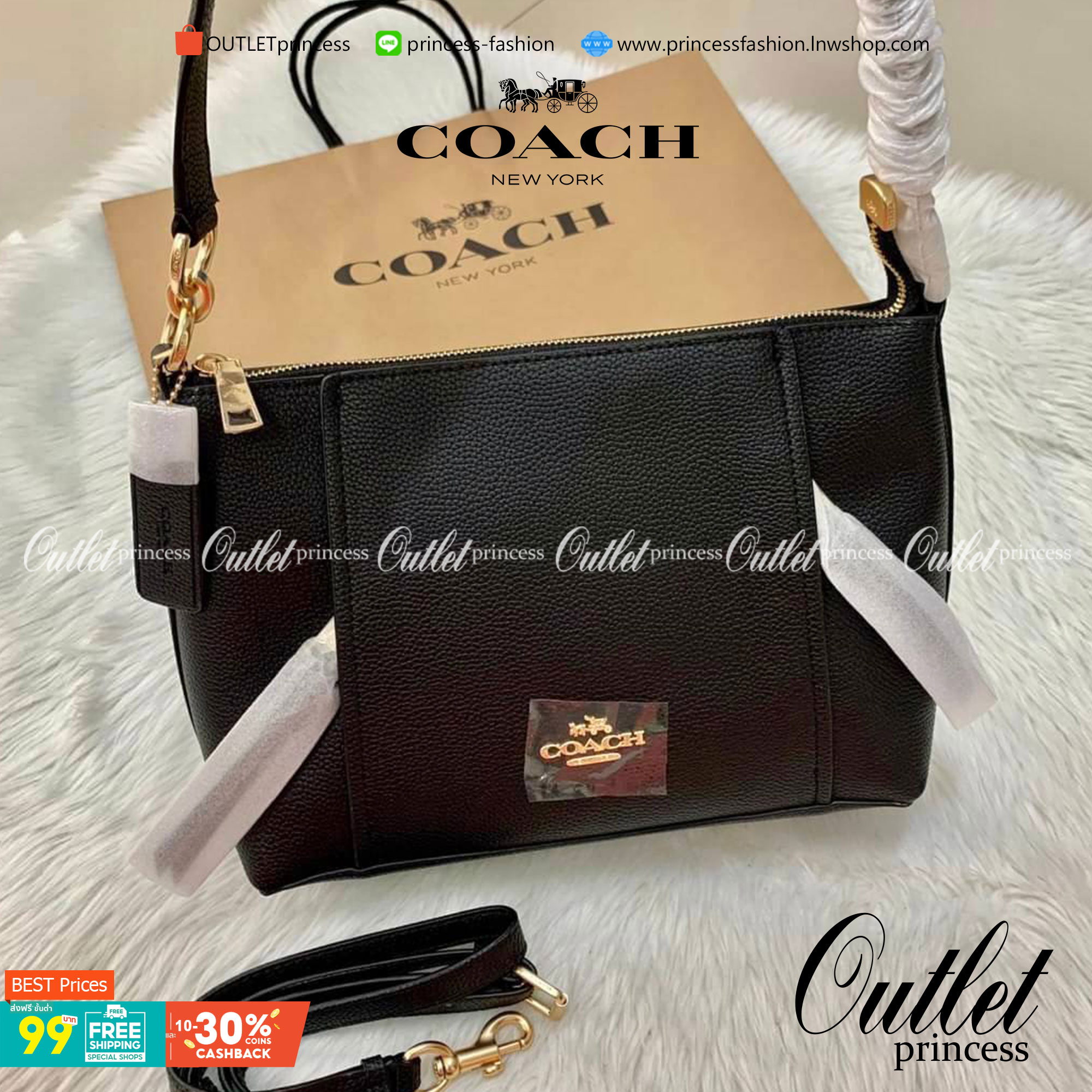 COACH SMALL MARLON SHOULDER BAG ((1600//1597)) 🌈พร้อมส่งที่ไทยอีกครั้ง ตามคำเรียกร้อง ห้ามพลาด! กระเป๋าหิ้ว//คล้องไหล่//สะพายข้างได้ หนังแท้ ทรงสวยมากค่ะ ด้านหน้ามีช่องซิปซ่อนแบบหนังห้อยให้2ช่อง ใส่ของจุกจิกค่ะ เปิดปิดกระเป๋าแบบซิป ภายในกว้างใส่ขอ