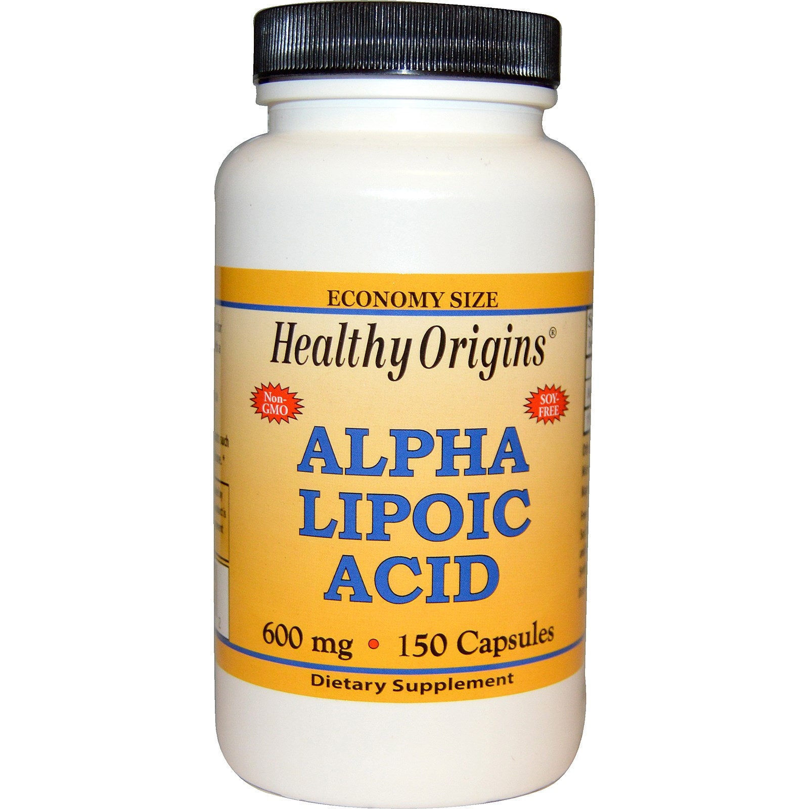 ส่งฟรีลงทะเบียนมีพร้อมส่งค่ะ Healthy Origins Alpha Lipoic Acid, 600 mg, Capsules 150 ea