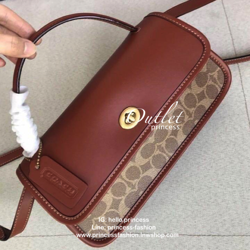 Coach Auth Coach 1941 Turnlock Clutch Crossbody Bag DETAILS