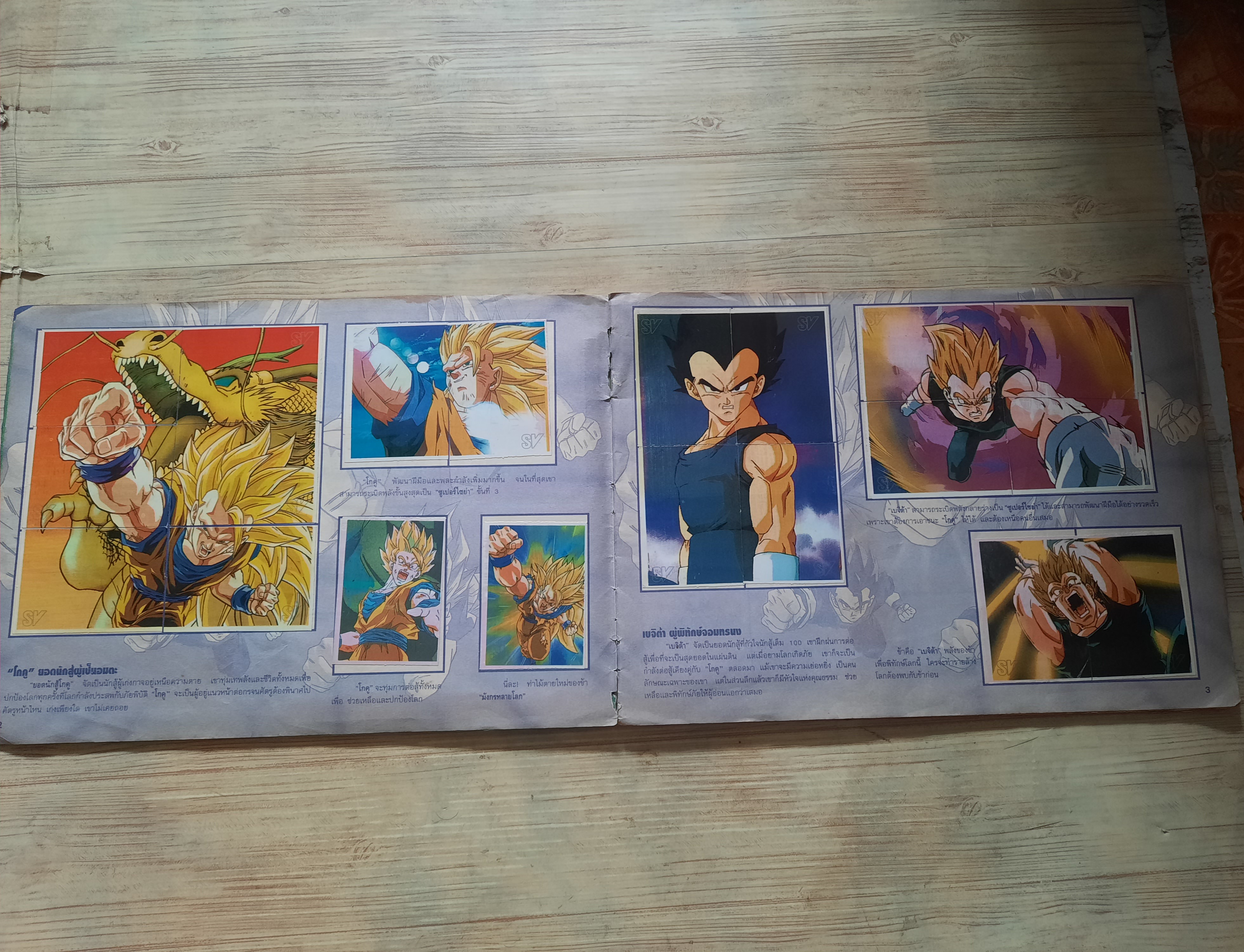 สมุดสะสมสติกเกอร์ DRAGON BALL Z***สินค้าหมด***