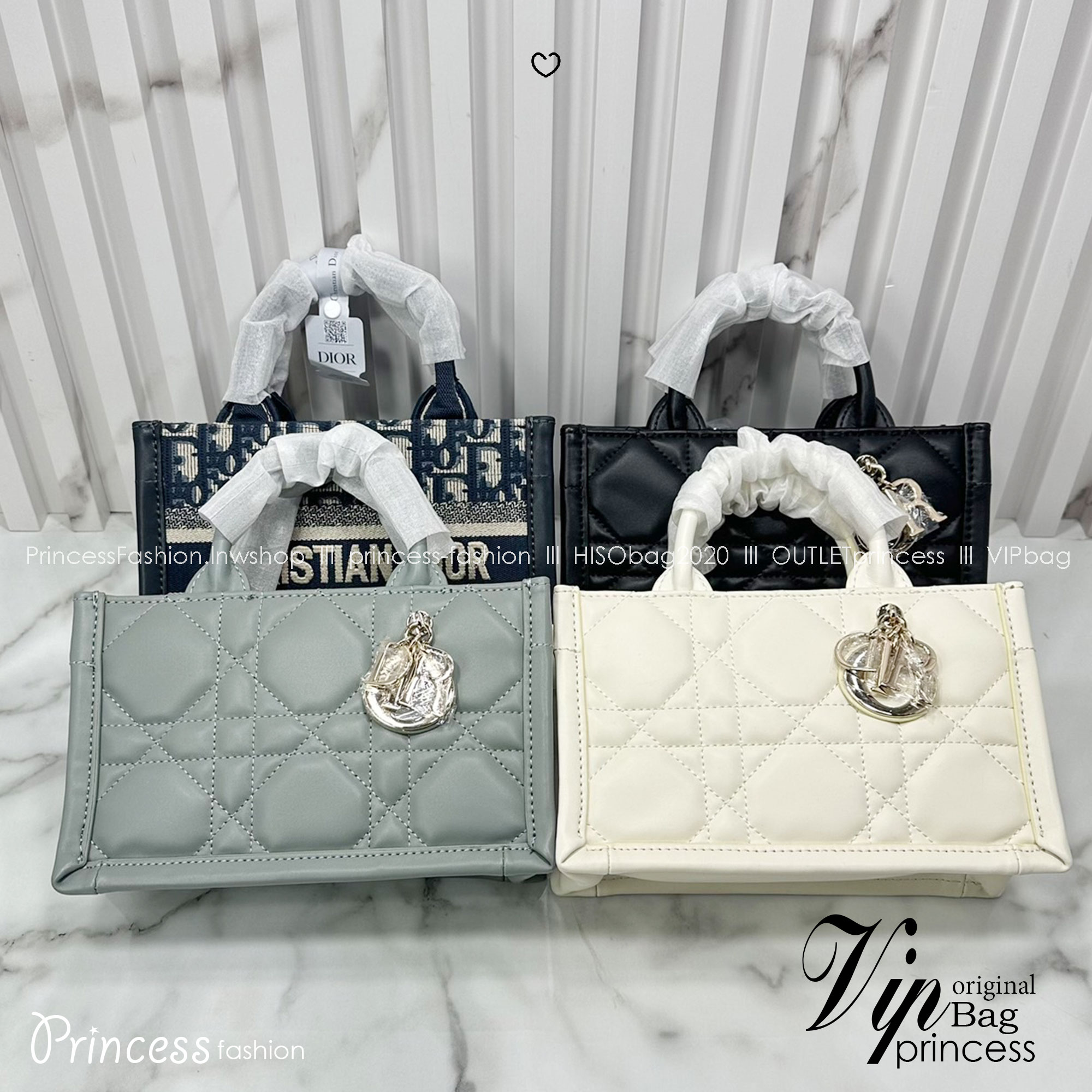 Dior mini book tote macro cannage bag กระเป๋าทรงโท้ทสุดฮิต ไซส์มินิ ดีไซน์ใหม่ หนังสวย พกพาไปไหนก็ได้ คล่องตัวและแมตช์ง่ายสุดๆ เกรดท็อปไฮเอน 1:1 ใช้งานต่างประเทศได้