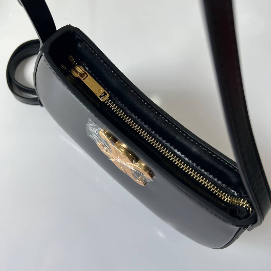 CELINE MEDIUM TILLY BAG IN SHINY CALFSKIN กระเป๋าสะพายไหล่/สะพาย คอลใหม่ทรงสวย มาแรง สวยหรูหรา