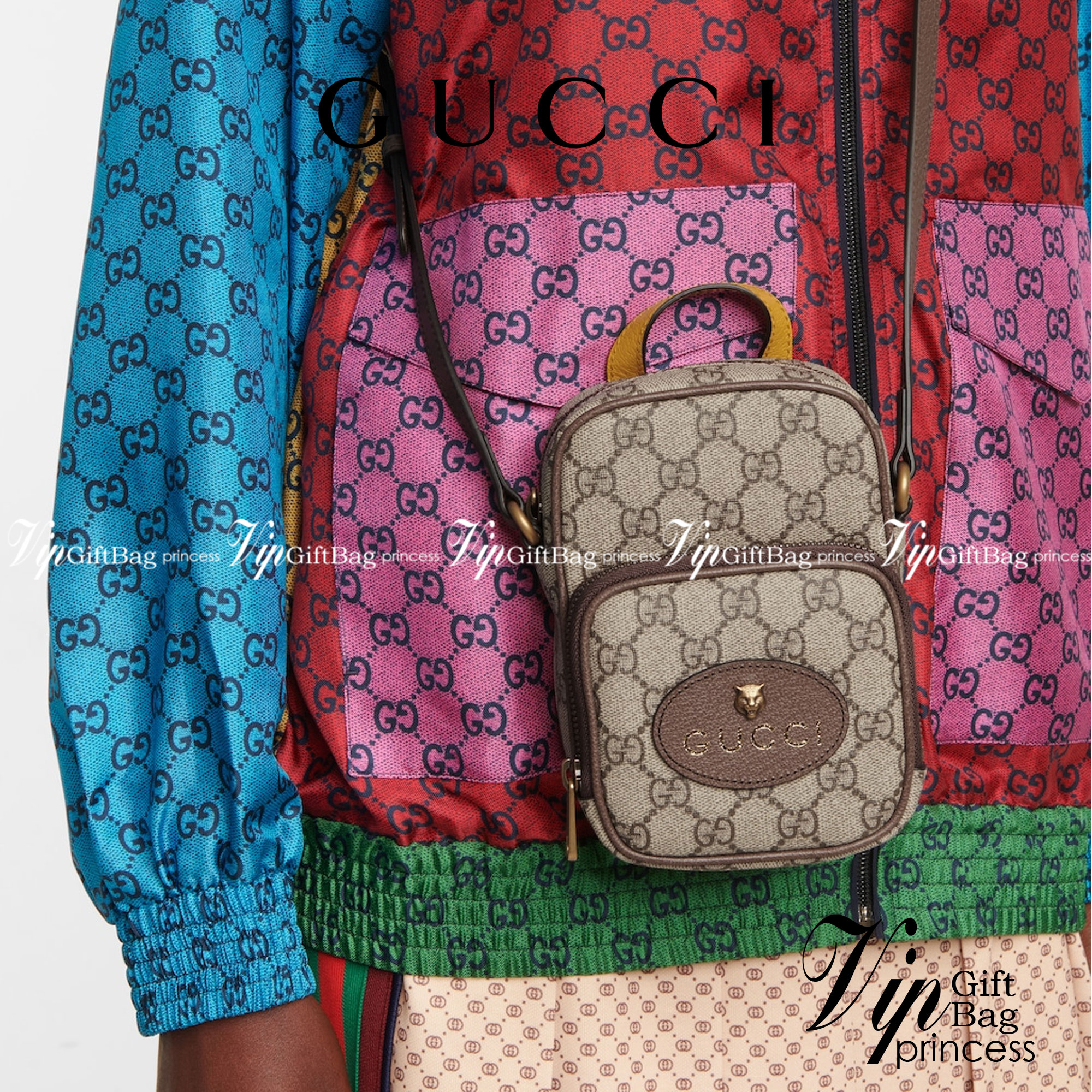 หนังแท้ GUCCI Neo Vintage mini bag / GG Mini Crossbody bag กระเป๋าสะพายข้างใบเล็ก ใช้ได้ทั้งชาย/หญิง งานหนังแท้ทั้งใบ ออริจินอลเกรด ภาพสินค้าถ่ายจากงานขายจริง ใช้งานต่างประเทศได้ค่ะ
