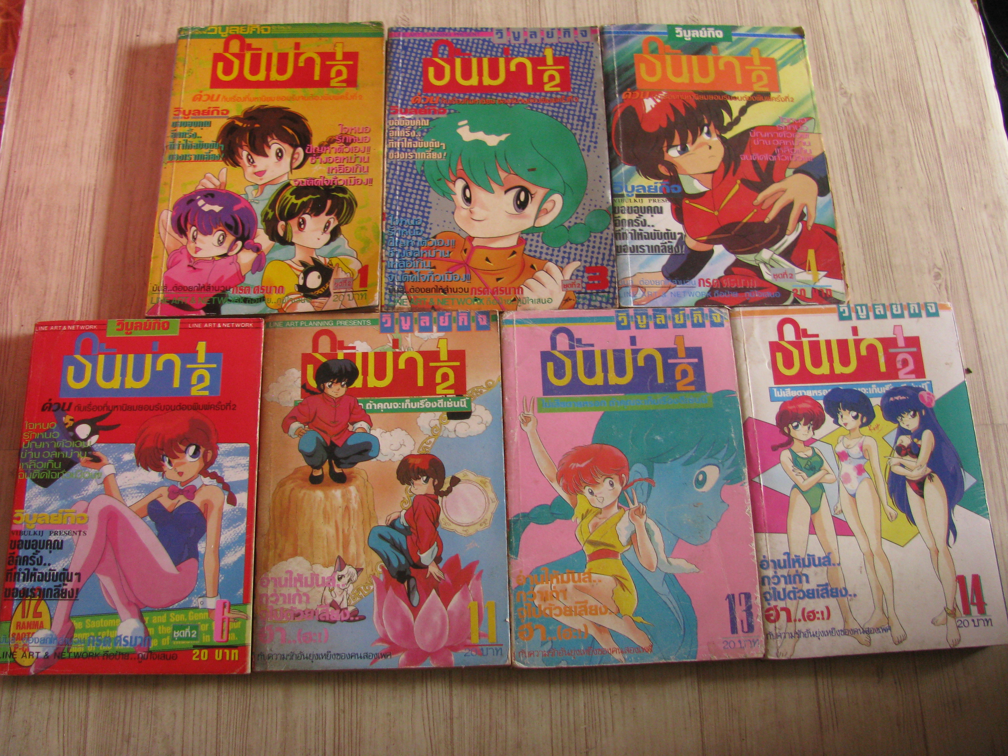 รันม่า 1/2 ชุด เล่ม 1,3,4,6,11,13,14 (ไม่ขายแยกเล่ม)