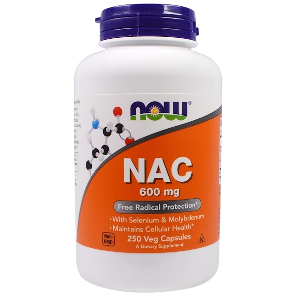 (Pre-order) Now Foods NAC 600 mg 250 Veg Capsules