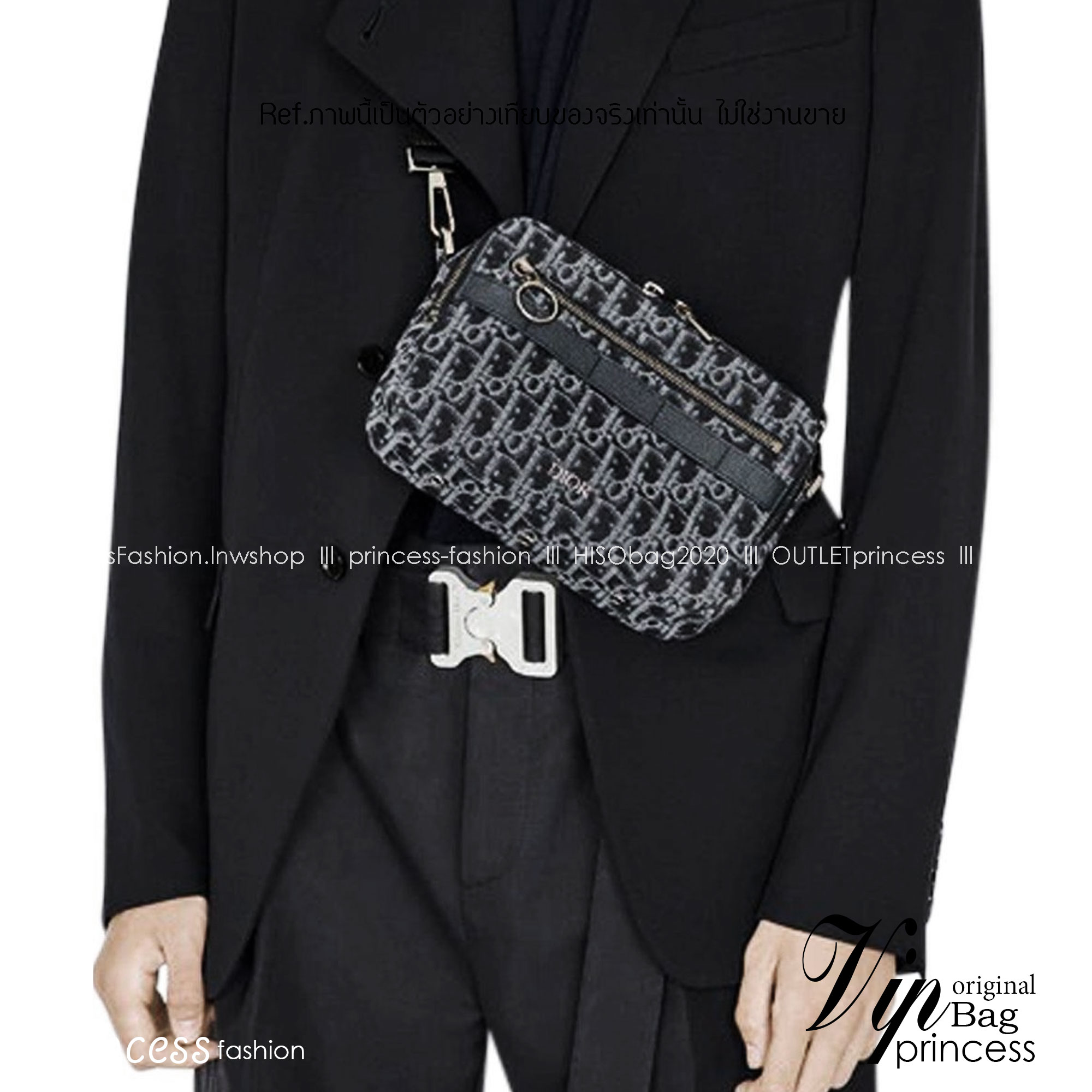 Dior Safari Square Oblique Messenger Bag / DIOR SAFARI MESSENGER OBLIQUE พร้อมส่ง กระเป๋าสะพายทรงแมสเซ็นเจอร์ ที่หนุ่มๆไม่ควรพลาด สวยหรูหราเป็นเอกลักษณ์แบรนด์ **สินค้าเกรดท็อปออริจินอล 1:1 สลับแท้ เกรดดีสุด ใช้งานต่างประเทศได้