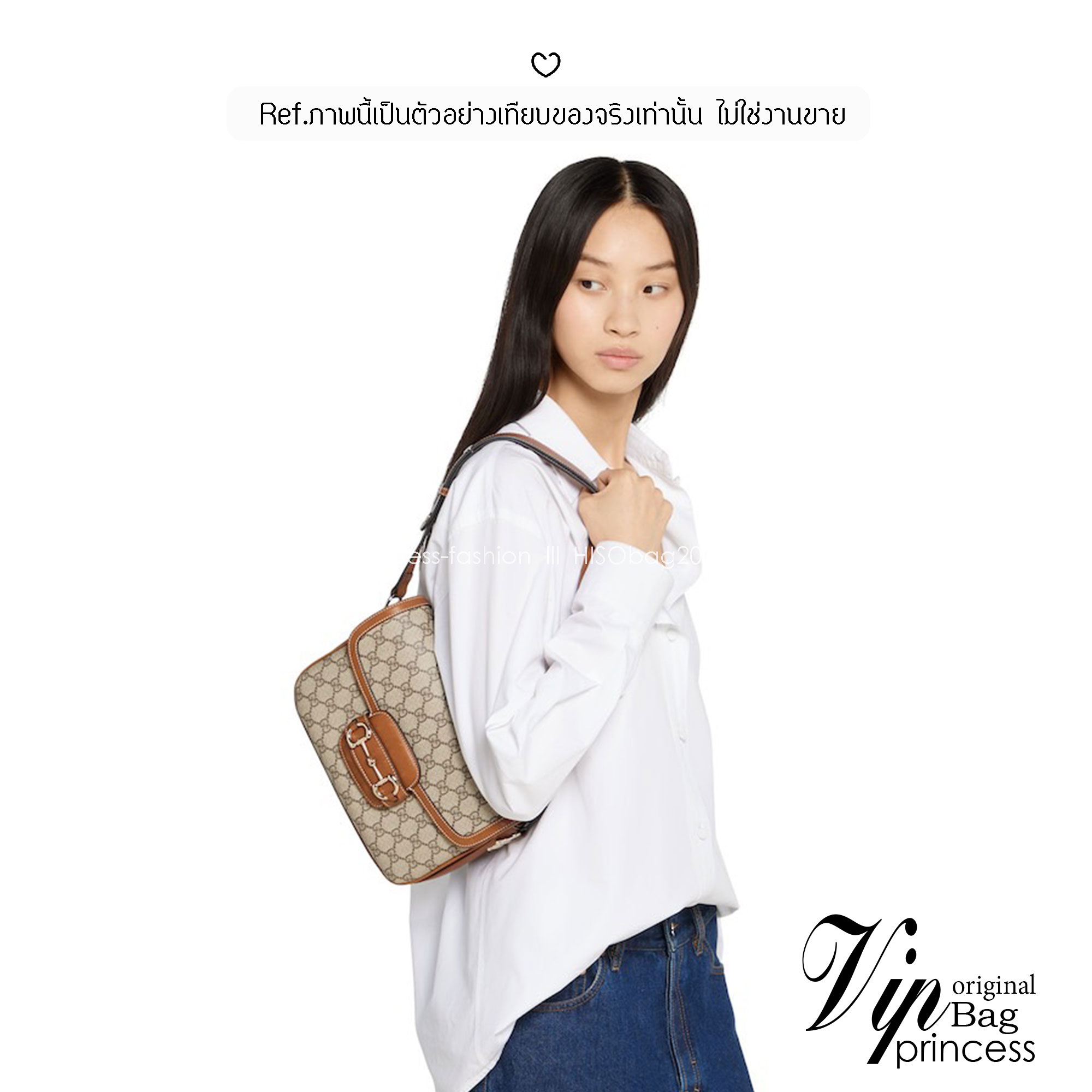 Gucci Horsebit 1955 Soft small shoulder bag ปรับโฉมใหม่เรียบสวยหรู กระเป๋าสะพายไหล่/สะพายข้างทรงคลาสสิค สวยผู้ดี ดารา เซเลปใช้กันเพียบ สวยอยู่ทรง