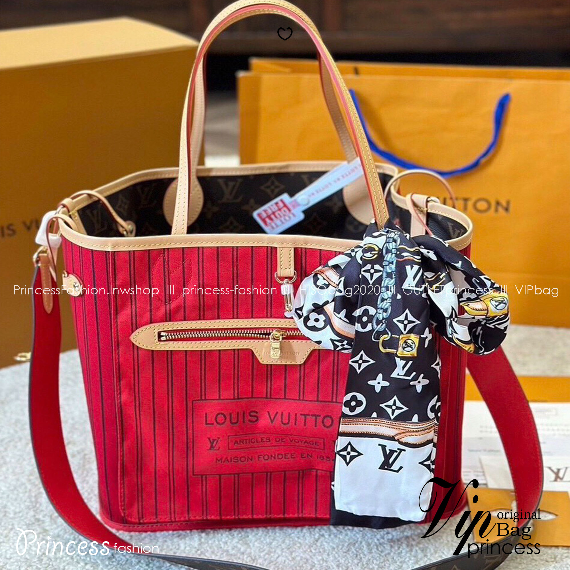 LV Neverfull Bandoulière Inside Out MM กระเป๋าทรงโท้ทรุ่นใหม่ล่าสุด ใช้ได้ 2 ด้าน ภายในสีสดใสมีชีวิตชีวา เป็นการรังสรรค์สุดท้าทายครั้งใหม่ของกระเป๋ารุ่นไอคอนิกจากหลุยส์ ที่สุดของความหรูหรา