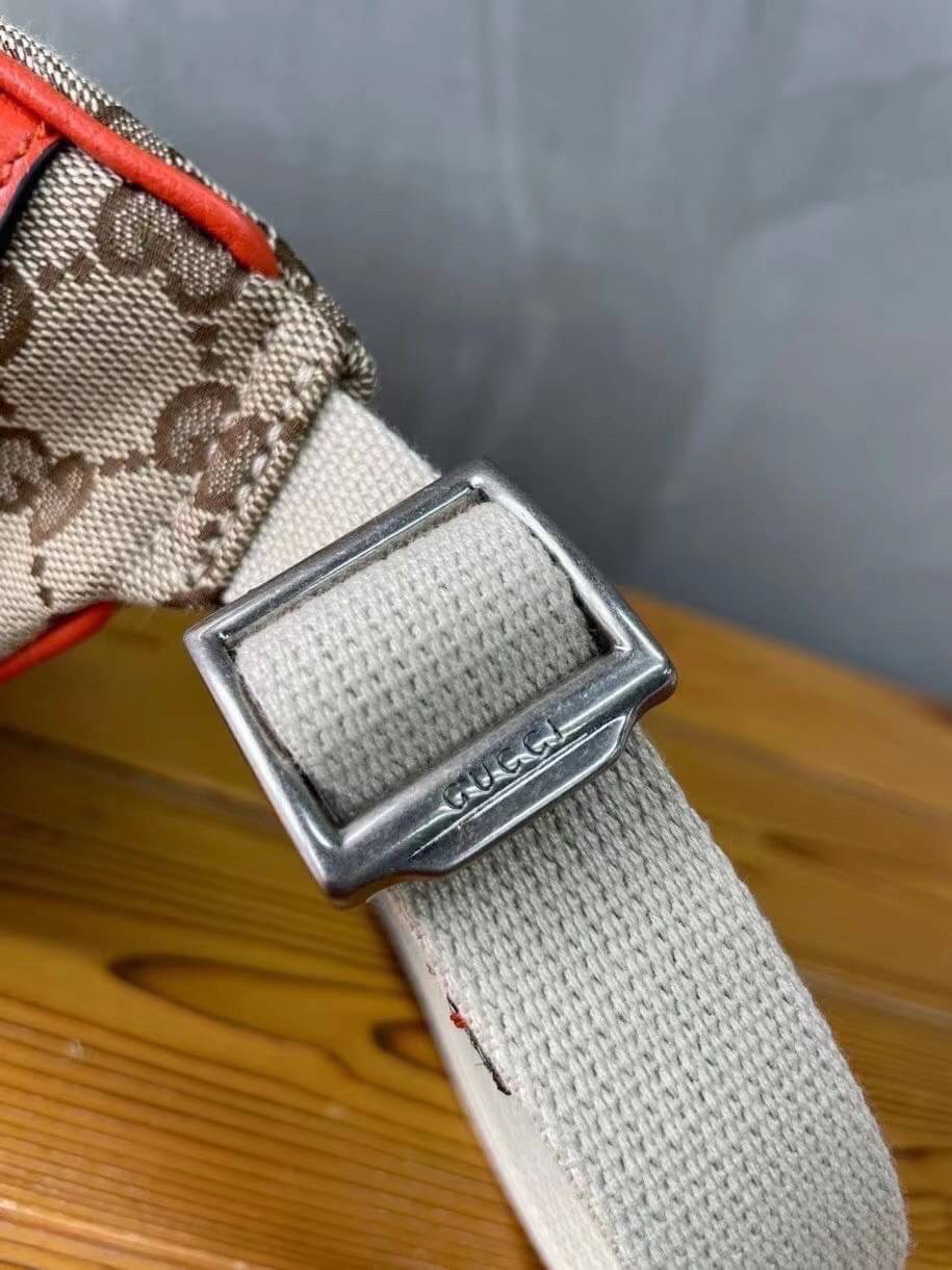 หนังแท้ The North Face x Gucci belt bag พร้อมส่งที่ไทย