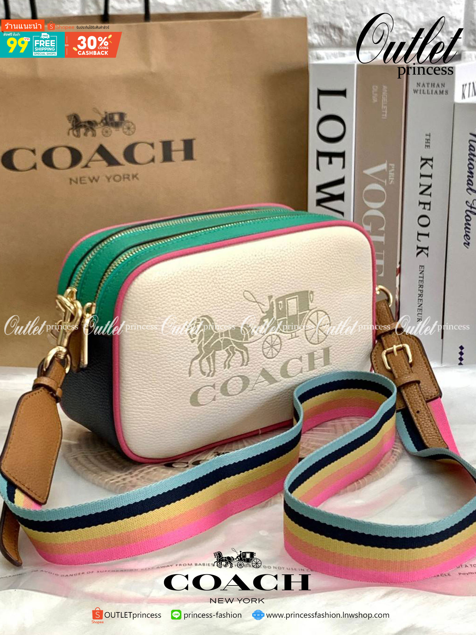 COACH JES CROSSBODY IN COLORBLOCK((72704)) พร้อมส่งอีกครั้ง ห้ามพลาดก่อนหมดค่ะ! กระเป๋าสะพายข้าง//หรือครอสบอดี้ร์ หนังแท้นิ่ม ลายหนังสวยงาม ด้านหน้ามีโลโก้แบรนด์แบบรถม้าเก๋ไก๋ค่ะ มี2ช่องซิปหลักให้ใส่ของ;สามารถใส่กระเป๋าเงินใบยาวได้;ของอื่นๆได้หลายอย่างเลย
