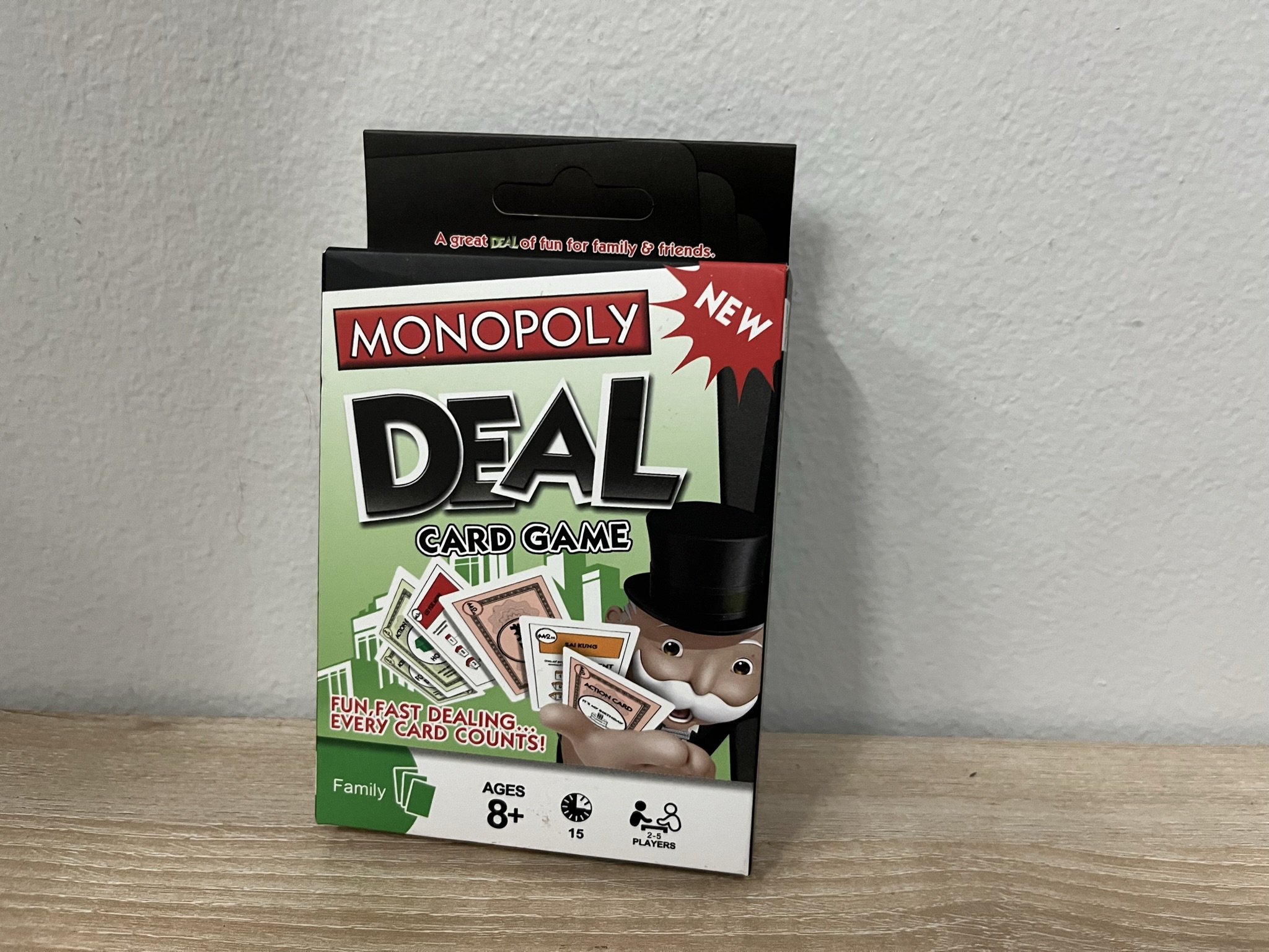 การ์ดเกมโมโนโพลี่ดีล Monopoly Deal แบบภาษาอังกฤษ