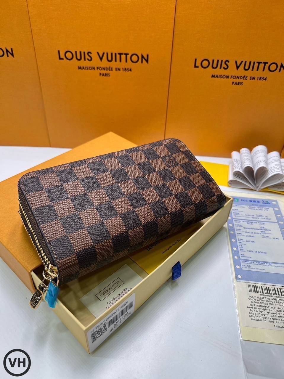 ORI หนังแท้ | LV Zippy Wallet Damier Ebene / Epi Leather Zippy Wallet / Zippy Wallet Monogram / LV Long Wallet กระเป๋าสตางค์ใบยาวซิปรอบ กระเป๋าสตางค์ผู้หญิง