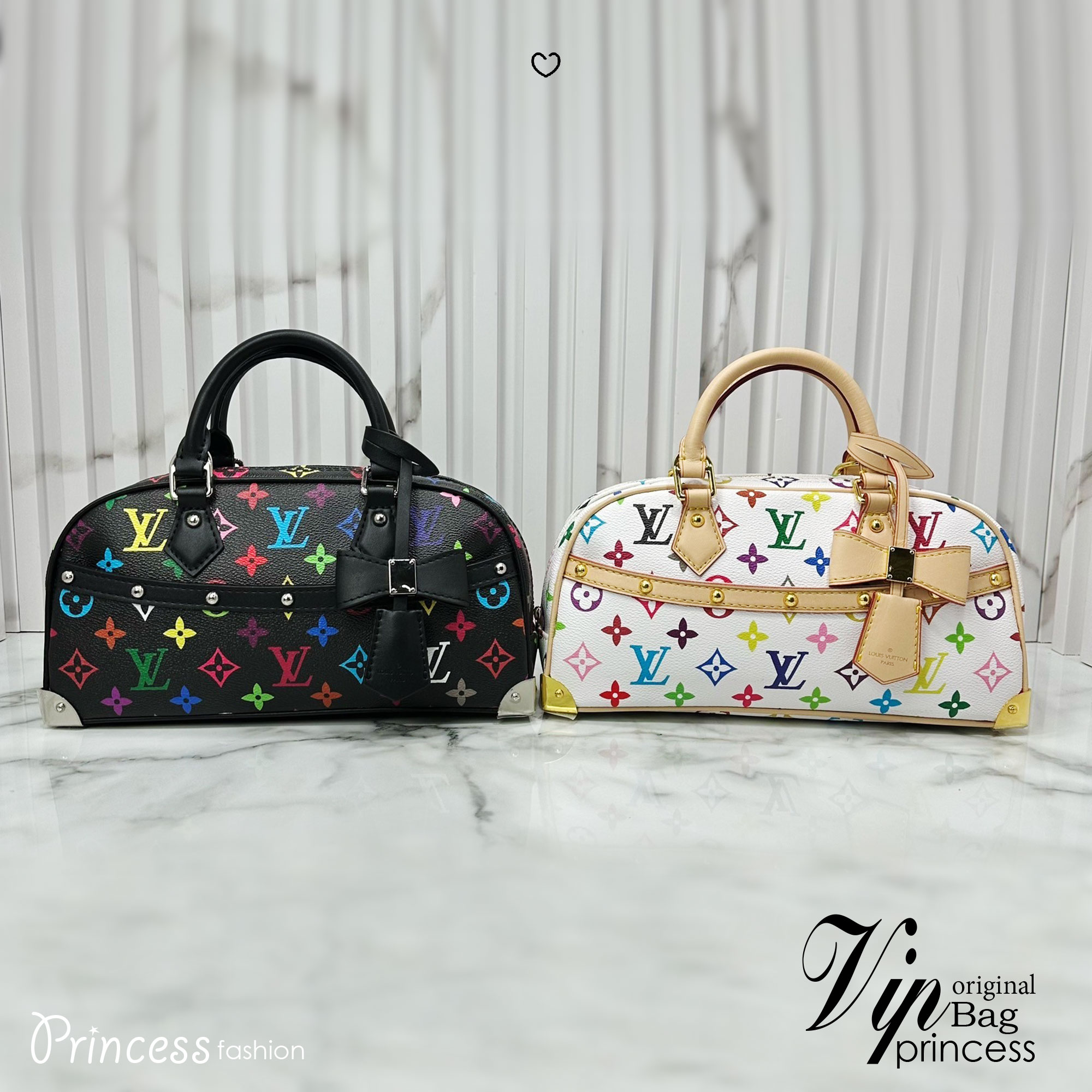 ORI | LV x TM Handbag East West Murakami ใหม่ล่าสุด กระเป๋าสะพายทรงสวย ดีไซน์ใหม่ หรู ดูผู้ดี แต่งแต้มดีเทลเปี่ยมชีวิตชีวาจากคอลเลคชั่น LV x Murakami คอมพลีตลุคด้วยที่ห้อยกุญแจรูปโบว์สุดเอ็กซ์คลูซีฟ