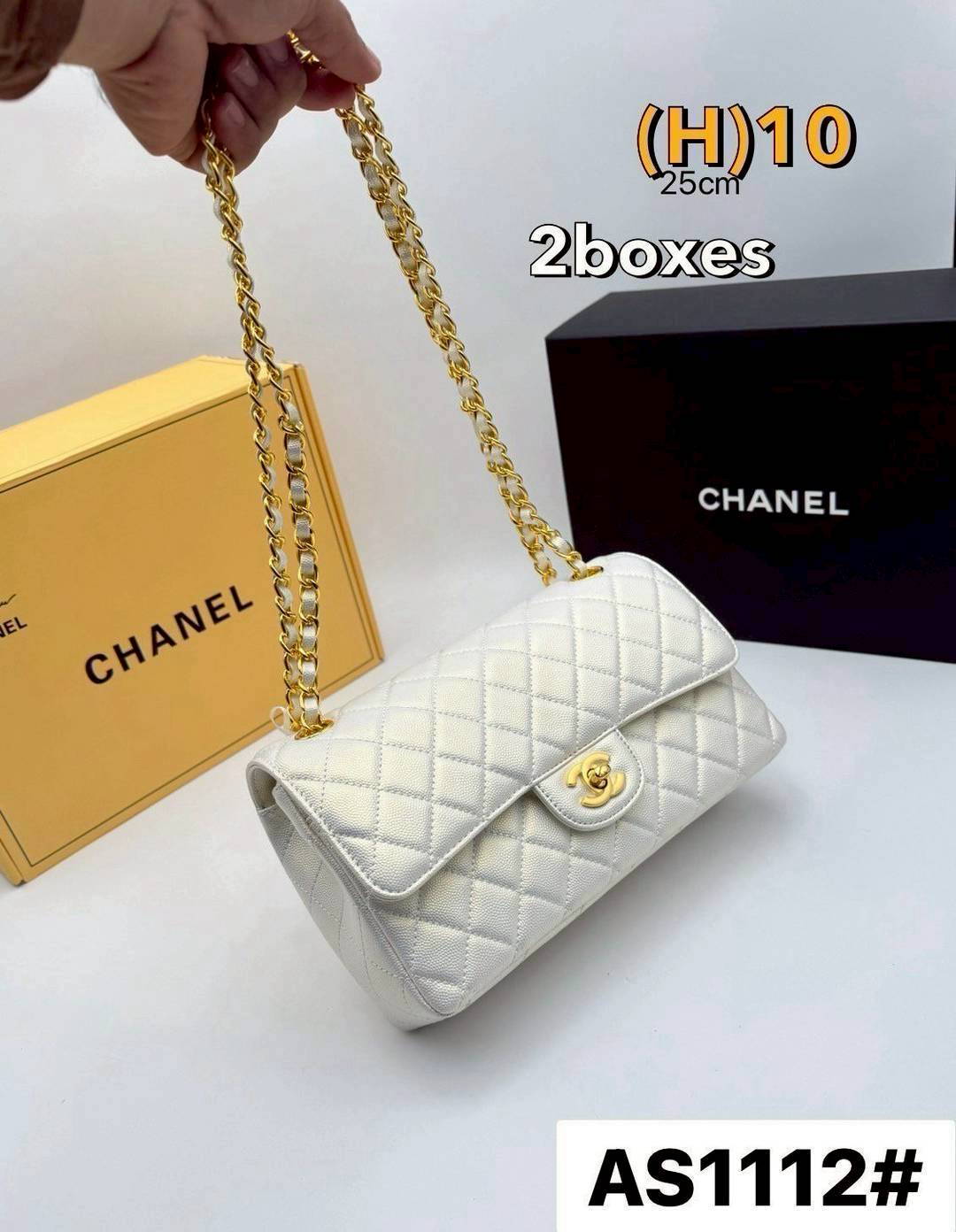CHANEL Classic Bag 25cm สีใหม่เข้าเพิ่ม สวยละมุน สวยสดใสแบบสับ สวยตัวแม่ต้องมี กระเป๋าสะพายข้าง รูปทรงคลาสสิค หรูหรา