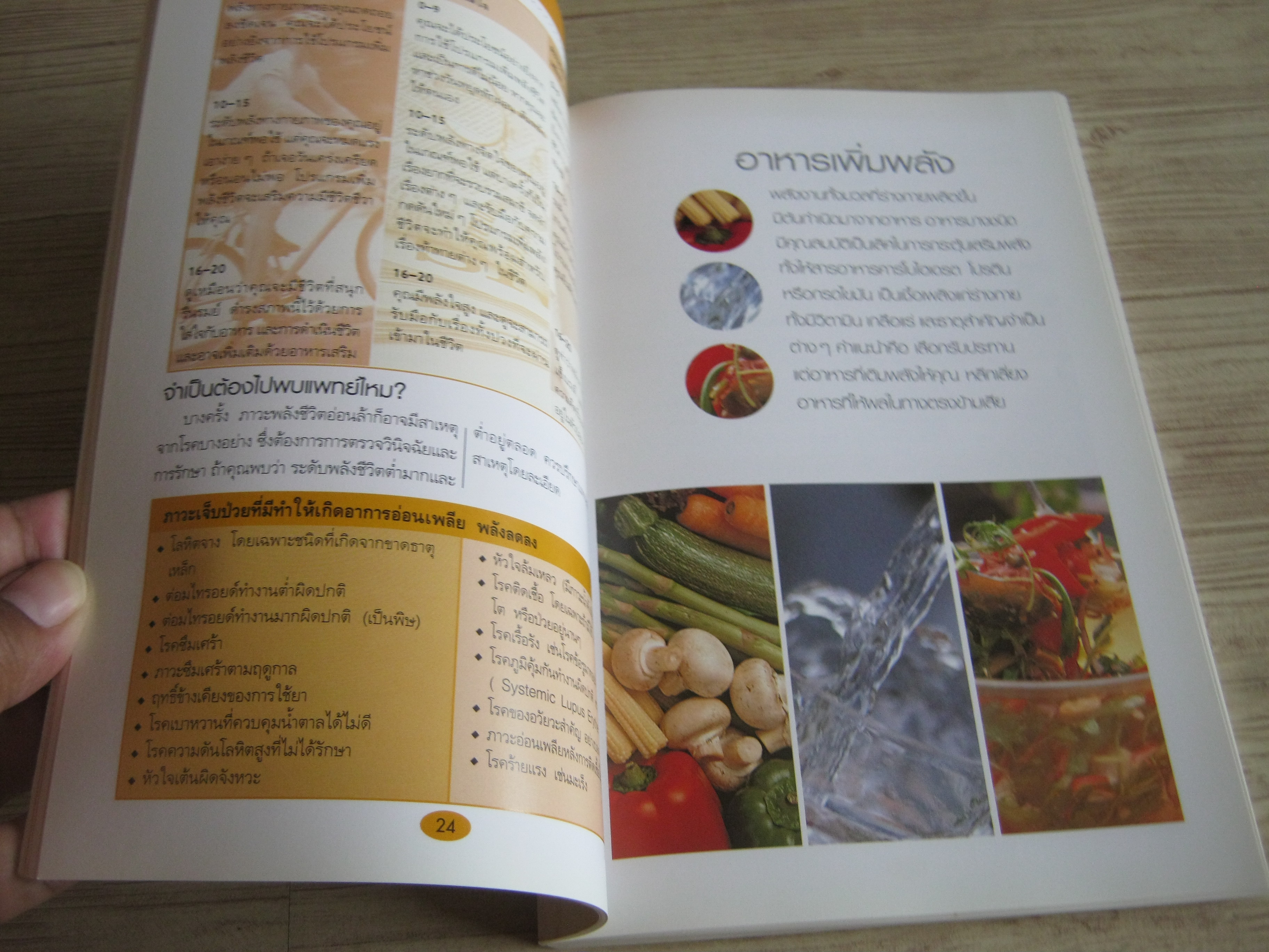 คู่มือดูแลสุขภาพด้วยการเพิ่มพลังชีวิต (Energy Boosters Handbook) Dr.Sarah Brewer เขียน พ.ญ.ภัทรวรรณ ธาดาดลทิพย์ แปล