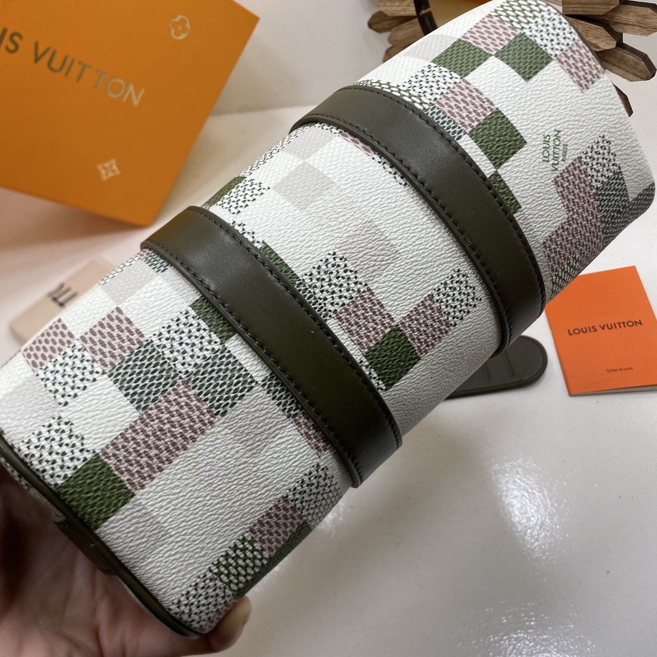 ORI | 🐍 LV Keepall 25 Snakoflage for Lunar New Year กระเป๋าทรงหมอน สปีดี้คอลใหม่แท็กลายงูต้อนรับตรุษจีน หนังแท้แคนวาสแท้