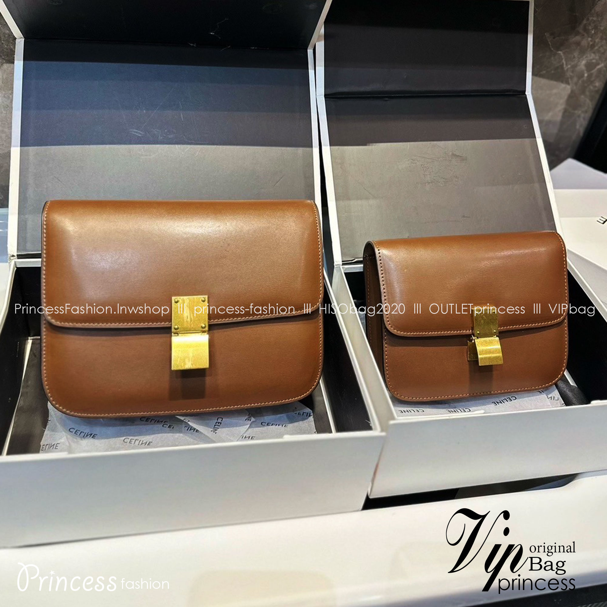 CELINE Classic bag in box calfskin / Celine Bag พร้อมส่ง กระเป๋าแบรนด์หรูที่ควรมีแห่งปี เรียบแต่หรู ต้องยกให้รุ่นนี้เลยค่ะ สวยสะกดทุกสายตา งานหนังเรียบสวยมาก แนะนำค่ะ