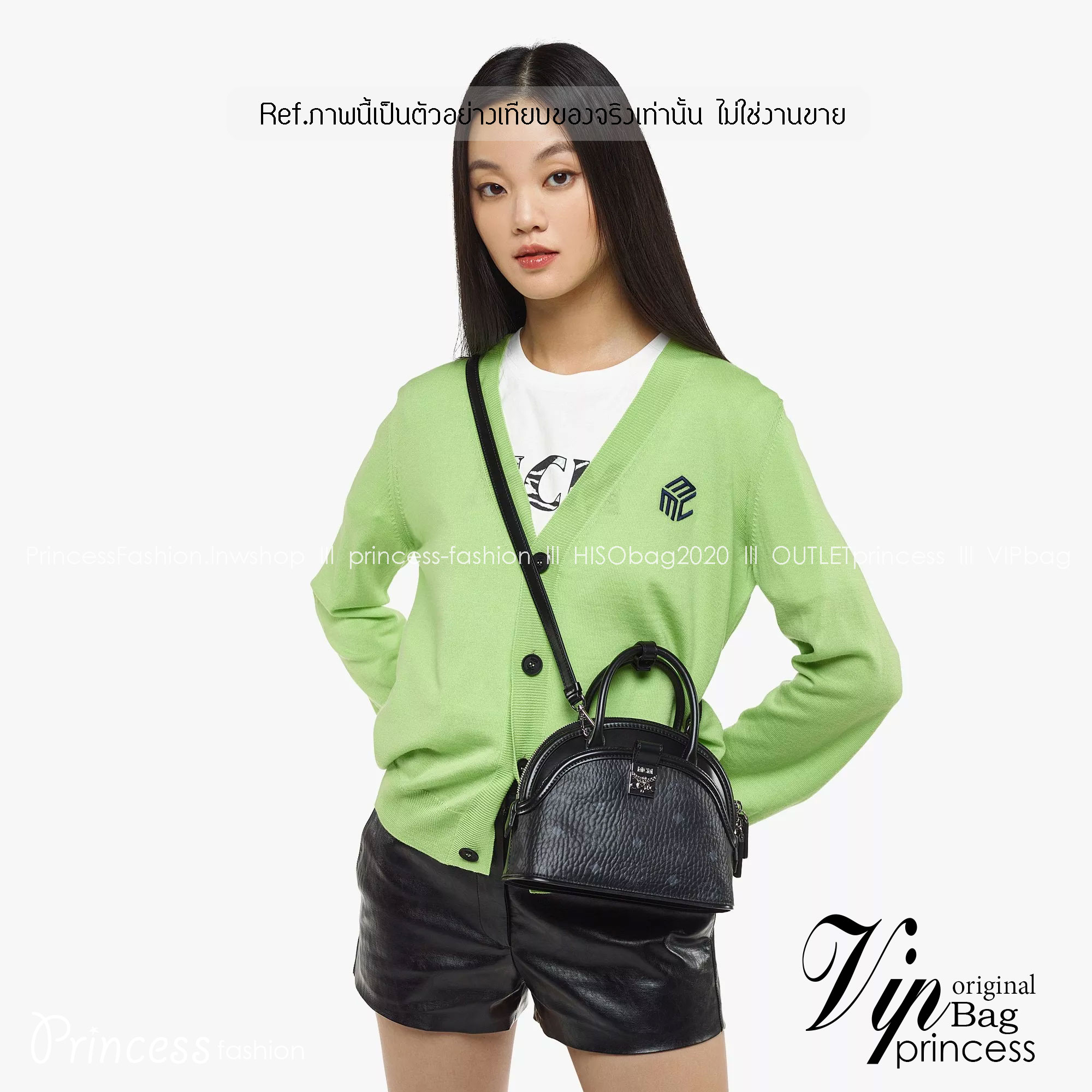 M.C.M TRACY TOTE IN VISETOS กระเป๋าถือ/สะพายข้าง ทรงยูนีคโดดเด่น น่าใช้ หูจับในตัว เกรดออริ สลับแท้ 1:1