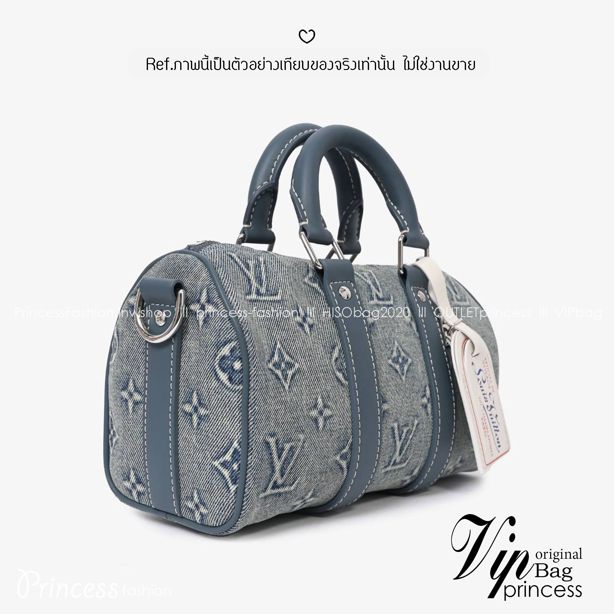 LV bandouliere 25 washed denim monogram keepall bag ใหม่ล่าสุด กับกระเป๋าทรงหมอนสุดฮิต ที่มาในรูปแบบ washed denim สวยคลาสสิค ดูแพงสุดๆ