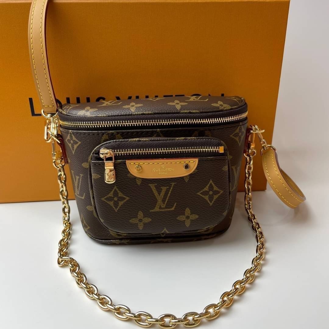 LV Mini Bumbag Monogram / LV BAG พร้อมส่งที่ไทย ท็อปออริ กระเป๋าสะพายไซส์มินิ แบบคาดอก คาดเอว สะพายข้างได้ แคนวาสดีมาก พิมพ์ลายคมชัด ทรงสวยเป๊ะ