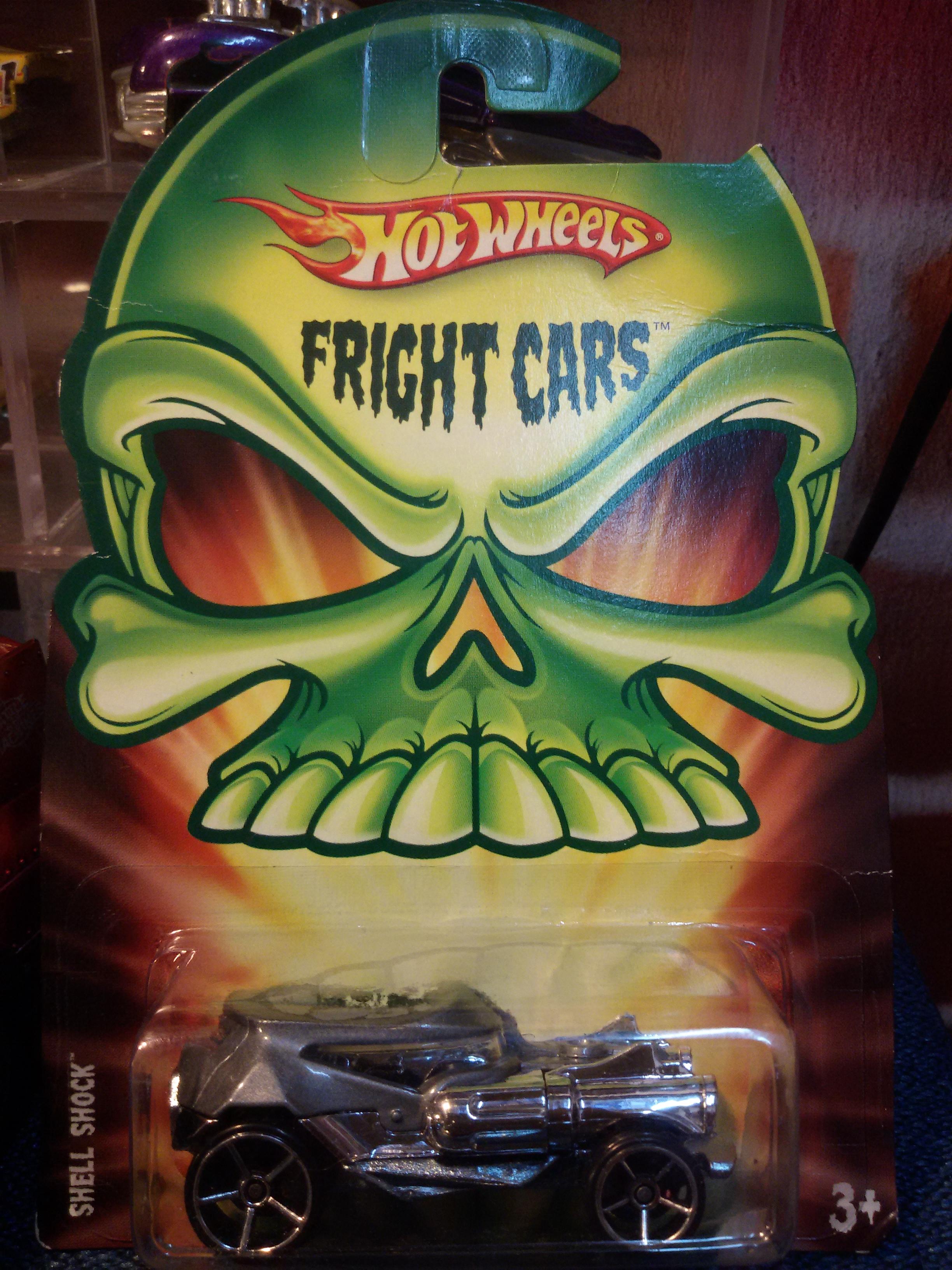 รถเหล็ก 2008 Fright Cars Hot Wheels Shell Shock scale 1:64