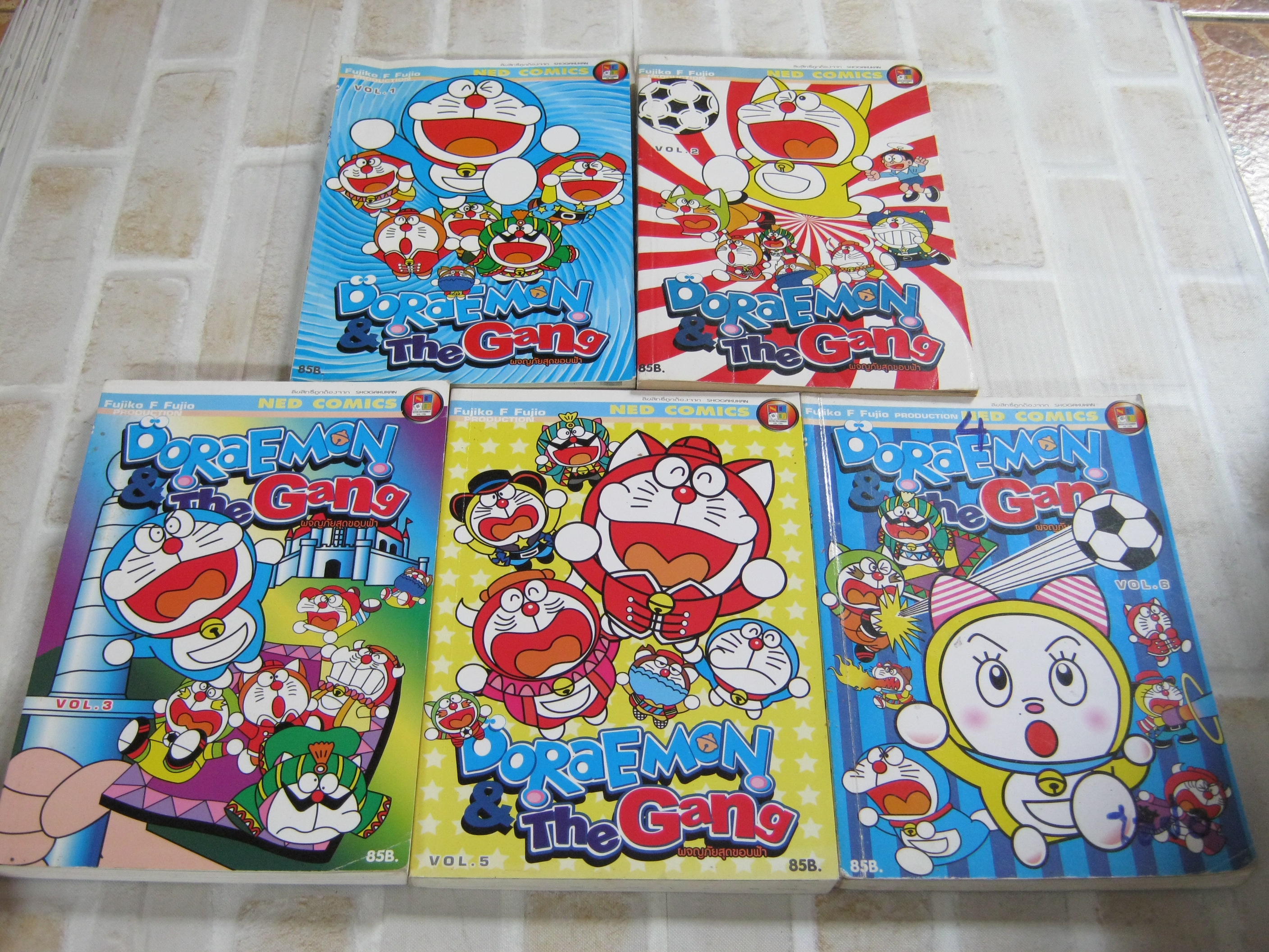 DORAEMON The Gang ชุด เล่ม 1,2,3,5,6 Fujko F Fujio เขียน ***สินค้าหมด***