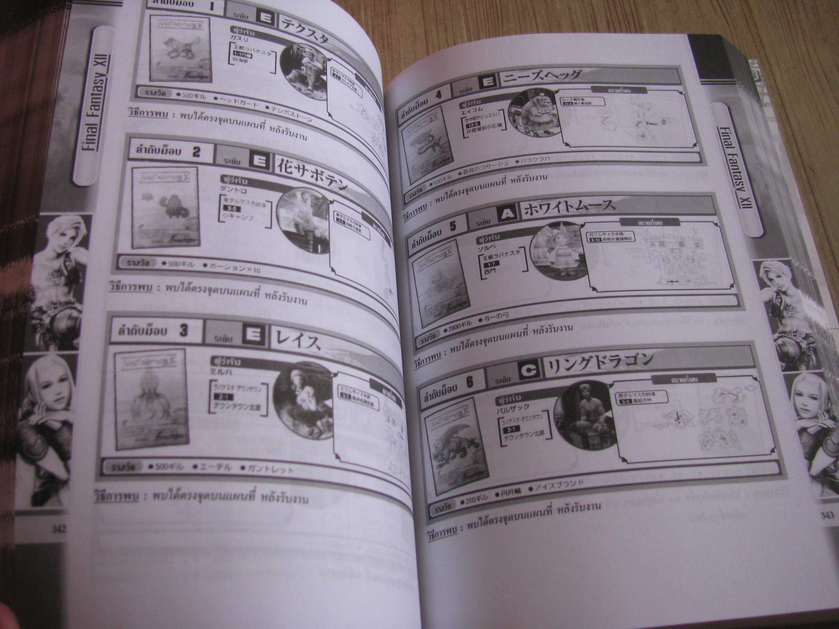 คู่มือเฉลยเกม PS2 FINAL FANTASY XII