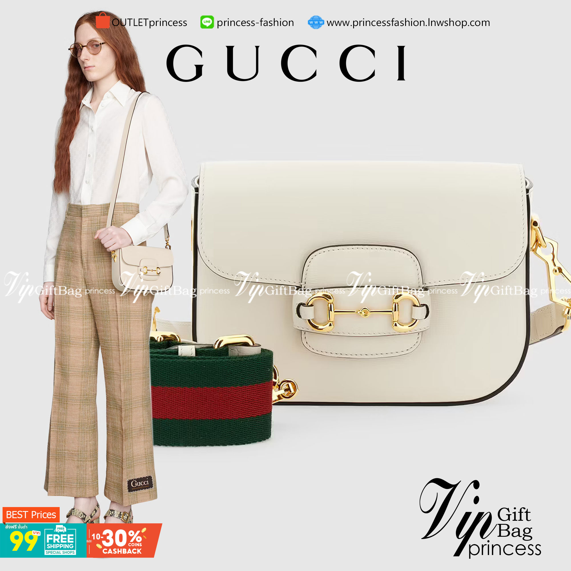 VIP GIFT 】หนังแท้ GUCCI Gucci Horsebit 1955 mini bag ที่สุดของรุ่นที่ฮอตหนักมาก คอลเลคชั่นที่ยอดขายดีตั้งแต่วันแรกที่ลง shop ด้วยรูปทรงที่กะทัดรัด ตอบโจทย์ได้ทุกลุค ทุกไลฟ์สไตล์ ใช้งานได้ง่ายคล่องตัว เรียกได้ว่าใครไม่มีได้ยังไง สวยขนาดนี้!!
