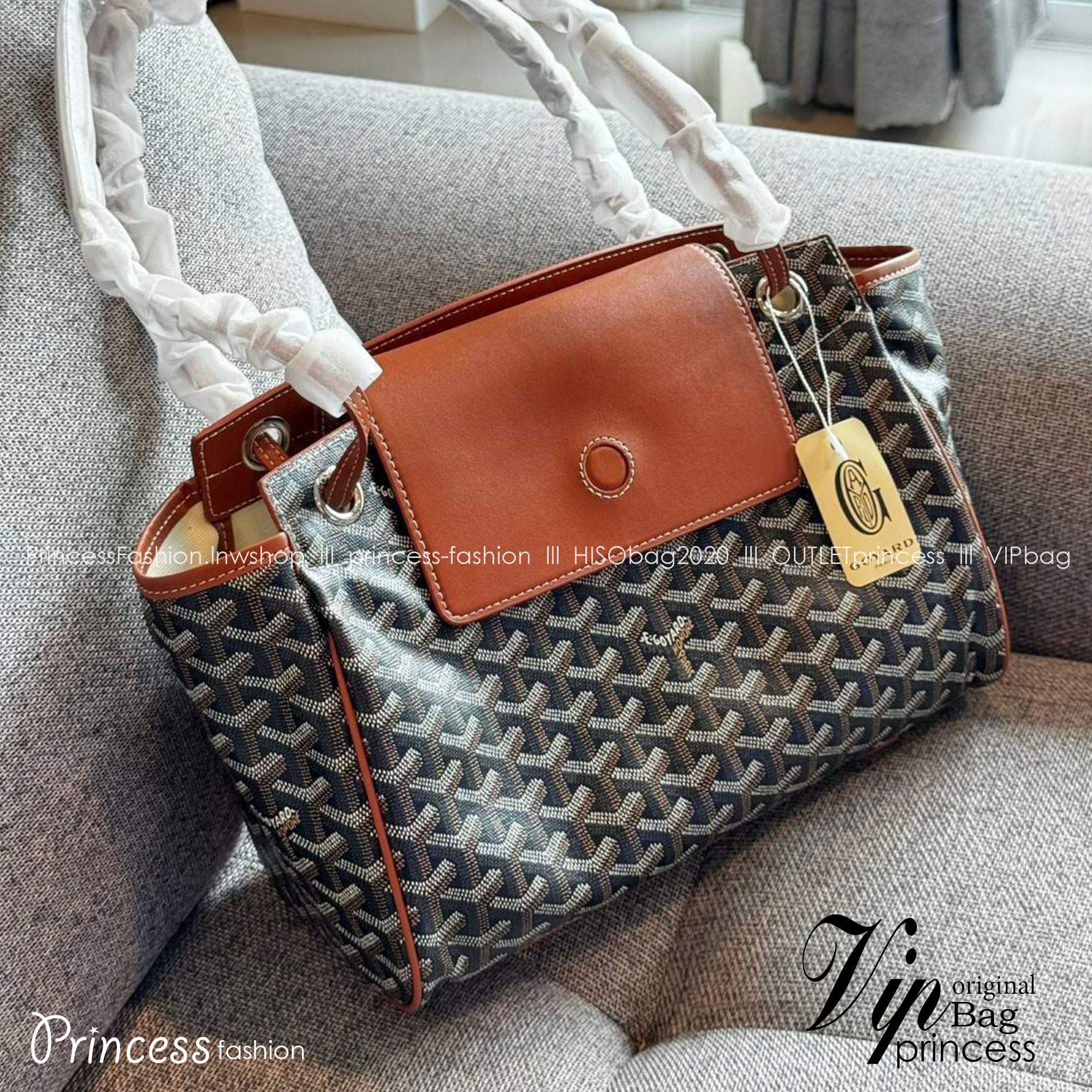 พร้อมส่ง 8 สี GOYARD Rouette Souple Bag 30cm กระเป๋าสะพายแบรนด์หรูสัญชาติฝรั่งเศส 🧡 เกรดออริจินอล 1:1 สลับแท้ ใช้งานต่างประเทศได้