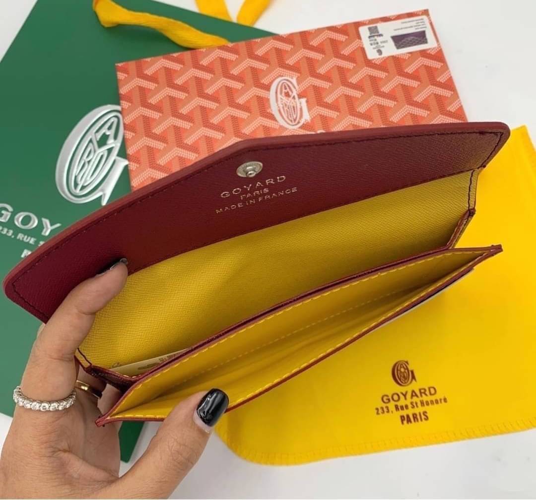 GOYARD Long Wallet Matignon GM กระเป๋าสตางค์ใบยาว พร้อมกล่อง งานสวยหรูน่าใช้ อีกรุ่นที่ยอดขายไม่เคยตก 🤑🤑 ใบจริงดูผู้ดี ดูแพง!!