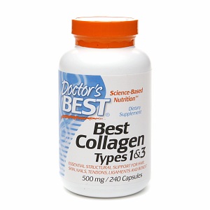 (Pre-order) Doctor's Best Best Collagen Types 1 & 3 500 mg 240 caps บำรุงผม ผิว เล็บ เส้นเอ็น กระดูก