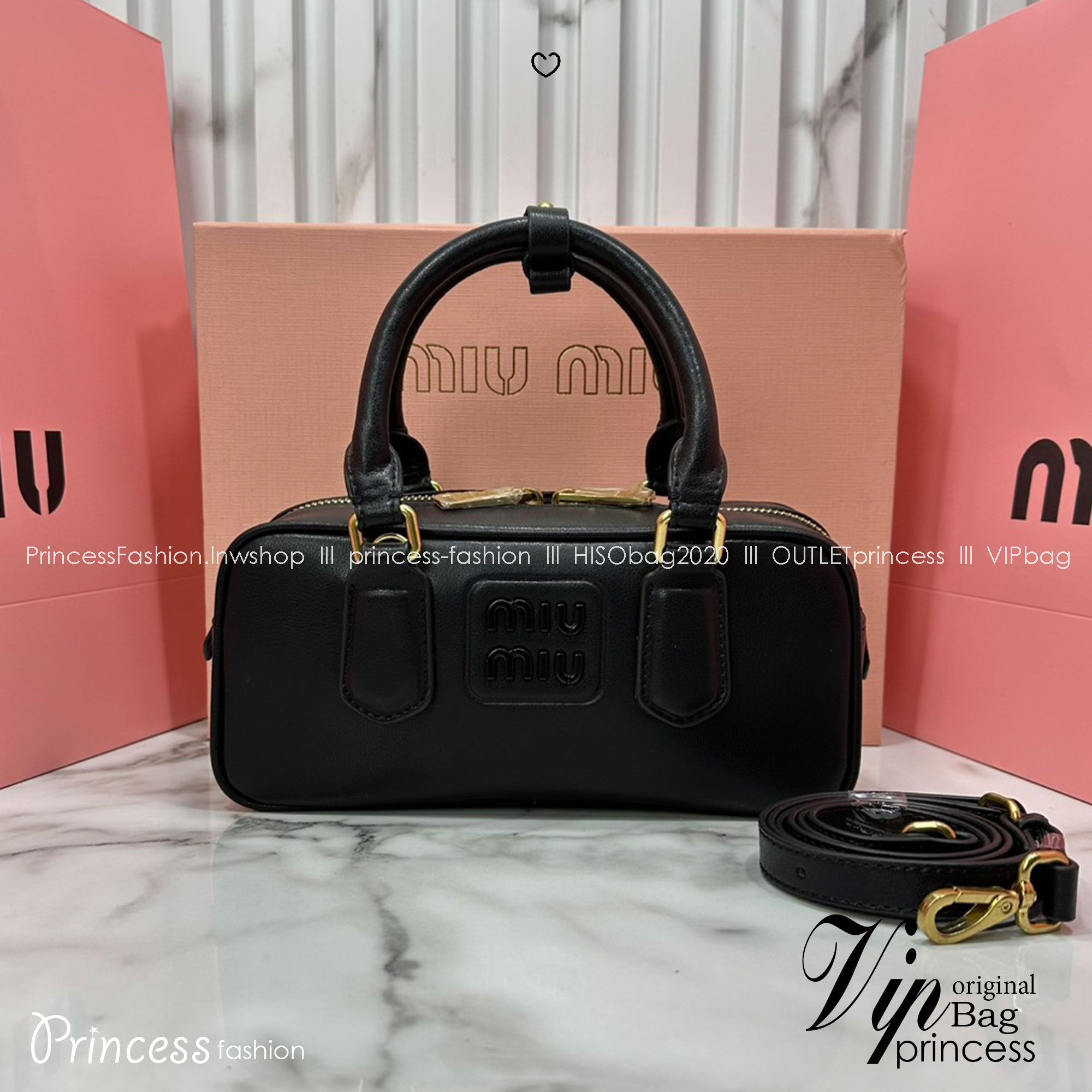 ORI หนังแท้ | MIU MIU Arcadie leather mini-bag Mini 20cm กระเป๋าสะพายทรงโฮโบลุคลูกคุณหรูหรา ไซส์มินิน่ารักๆเก๋ๆ สวยดูแพง หูจับในตัวง่ายและสะดวกพกพา