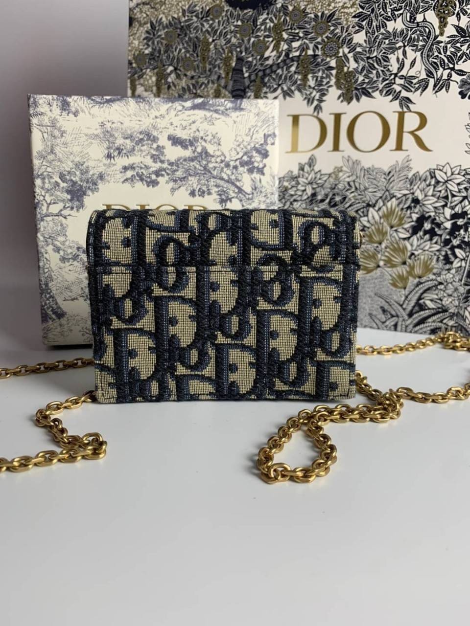 ORI Dior Saddle Nano Pouch / Dior Oblique Jacquard พร้อมส่งที่ไทย ภาพสินค้าถ่ายจากงานขายจริง ใช้งานต่างประเทศได้