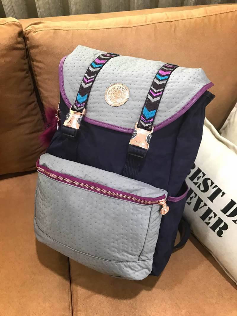 ห้ามพลาด..พร้อมส่งความสวย! NEW ARRIVAL! KIPLING EXPERIENCE PREMIUM BACKPACK 2018 รุ่นใหม่ล่าสุดใบใหญ่วัสดุ Nylon+Polyester100% น้ำหนักเบา Multicolor ลวดลายสวยตามคอนเซปคอลเลคชั่นใหม่ มีช่องซิปใส่ของด้านหน้า1ช่อง ช่องใส่ของด้านข้าง2ฝั่ง หัวซิปโลโก้เเบรนด์หร