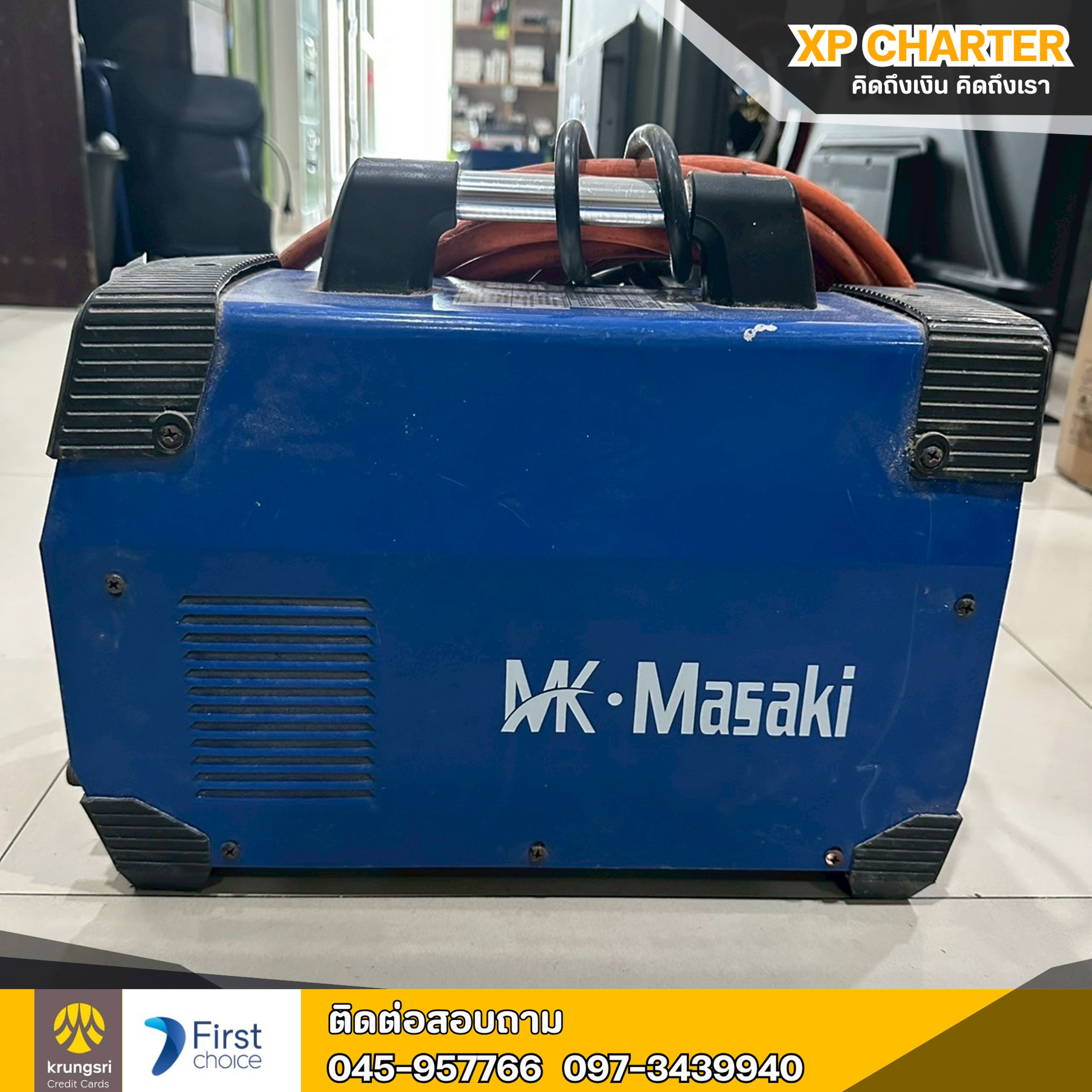 (รหัสสินค้า ร16879) MASAKI ตู้เชื่อมอาร์กอน MK-400 IGBT 2 ระบบ **ขายตามสภาพ ไม่มีประกันร้าน **