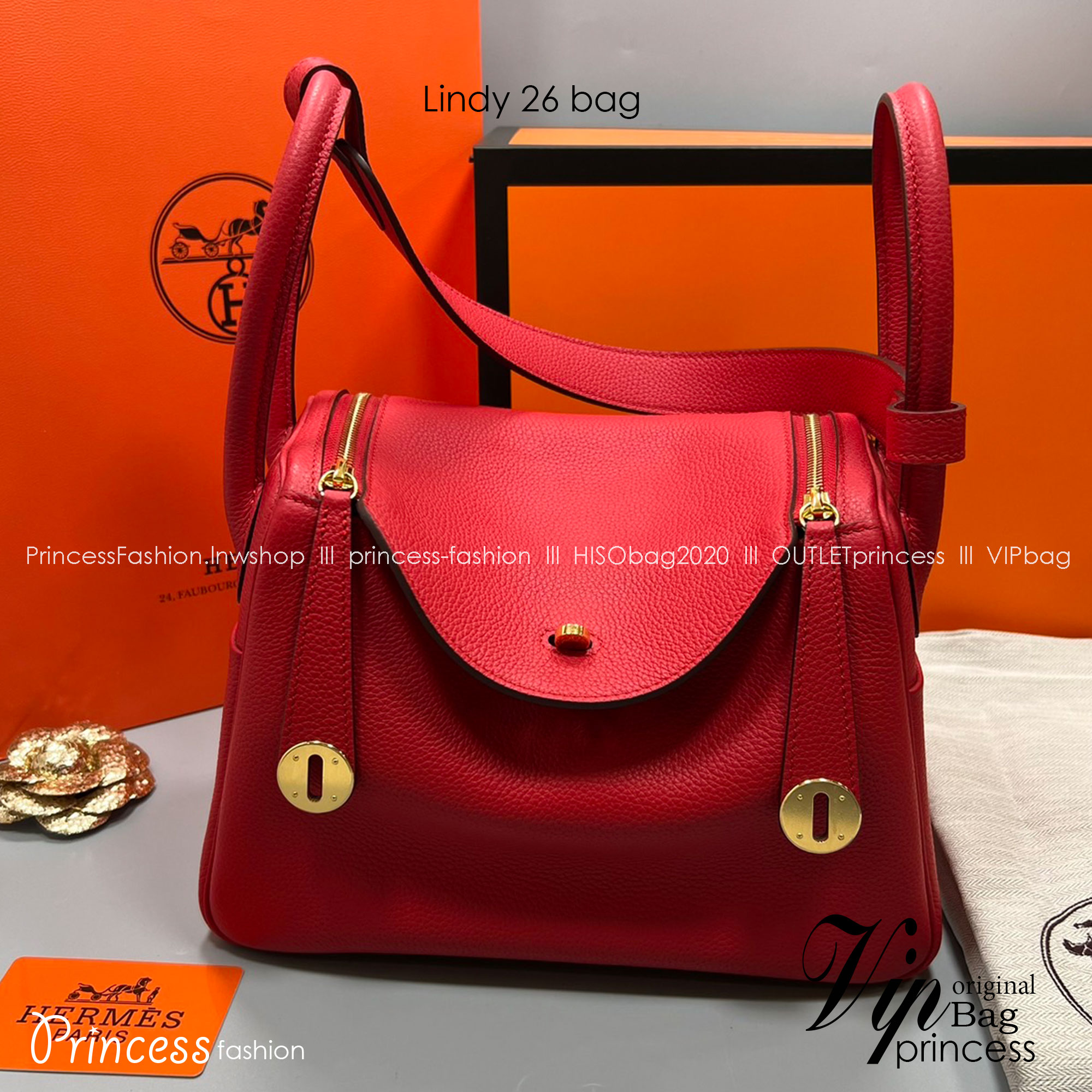 พร้อมส่ง 15 สี HERMES Lindy 26 bag กระเป๋าทรงโท้ทหนังสวยอย่างดี เอกลักษณ์ของความเรียบหรูไฮคลาสอย่างสมบูรณ์แบบ เกรดออริ สลับแท้ งานสวยตามรูป ใช้งานต่างประเทศได้