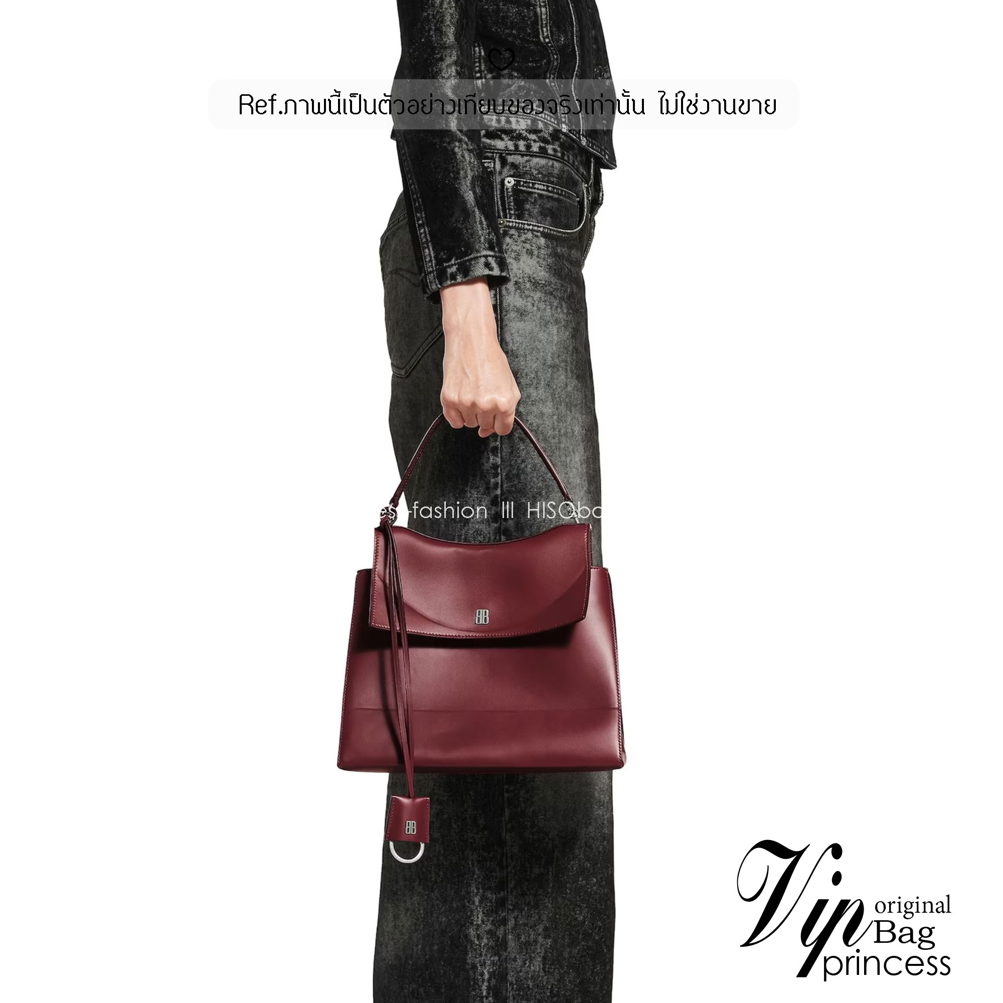 ORI หนังแท้ | Balenciaga Nano Medium Top Handle Bag 27cm กระเป๋าสะพายทรงโท้ท ดีไซน์ใหม่สวยเก๋ตามแบบฉบับแบรนด์