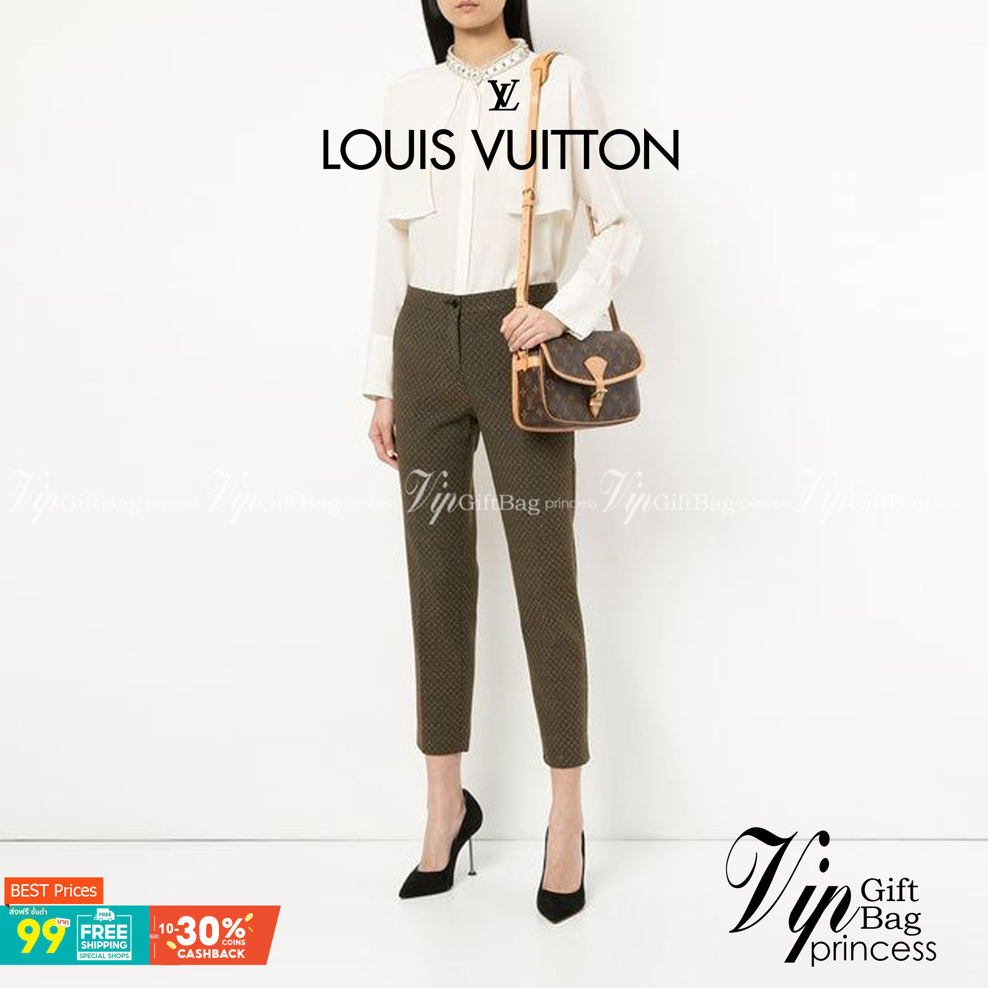 หนังแท้ LOUIS VUITTON Monogram Sologne Bag พร้อมส่งที่ไทย เกรดใช้งานต่างประเทศได้