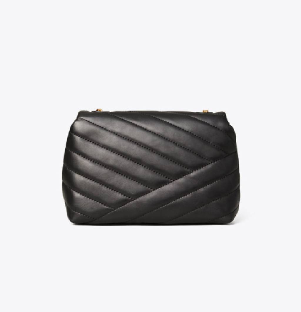 TORY BURCH KIRA CHEVRON EMBELLISHED LOGO MINI BAG ตามคำเรียกร้องจ้า!! ไซส์มินิ สะดวกใช้ พกพาง่าย สไตล์คุณหนู!! กระเป๋าสะพายข้าง ดีไซน์ทรงคลาสสิค โดดเด่นด้วยโลโก้ดีไซน์ประดับเม็ดสี เพิ่มมูลค่าและดึงดูดสายตามากขึ้น วัสดุหนังแกะ สัมผัสนิ่มมือ เปิด-ปิดด้วยกระ