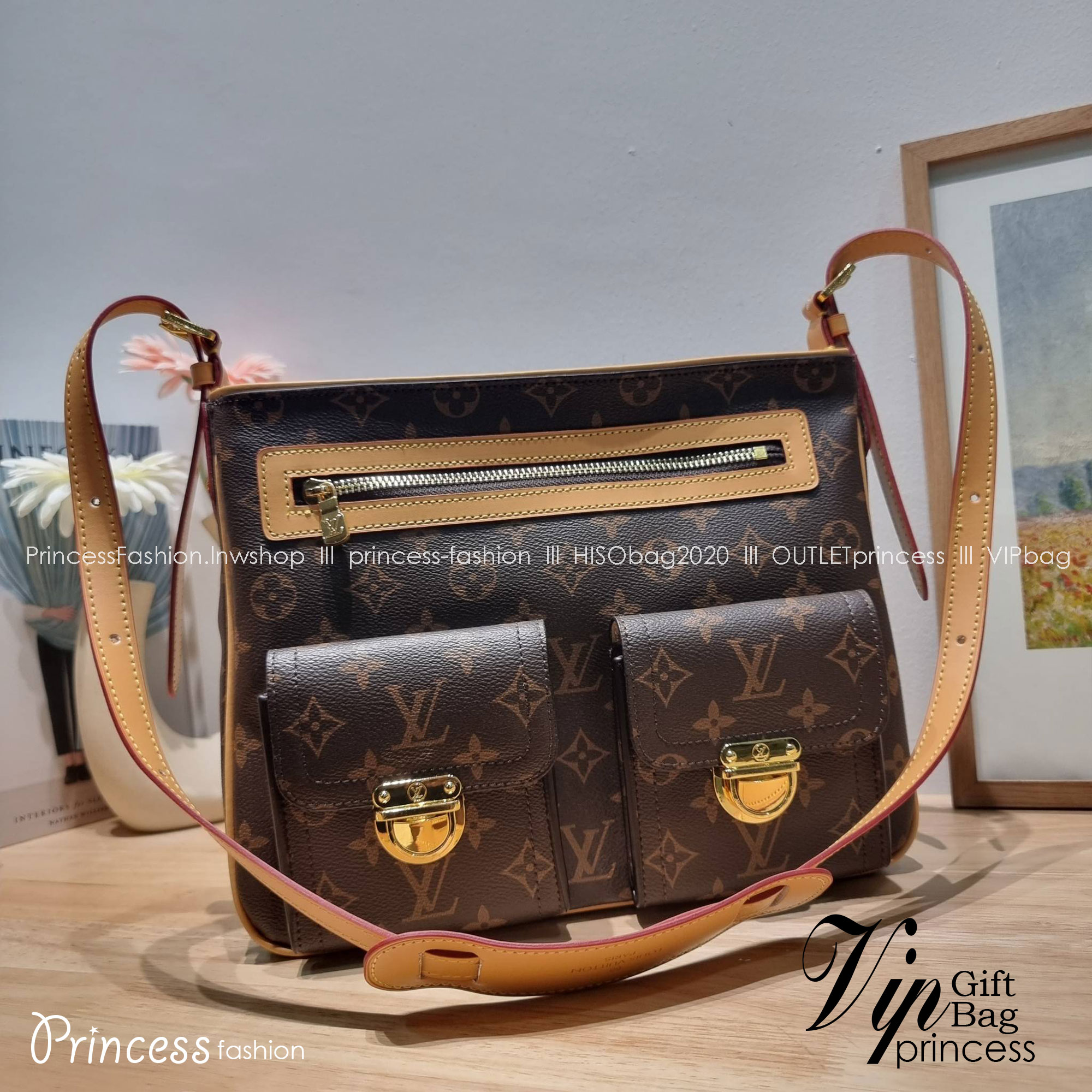 LV Hudson GM Monogram / LV hudson messenger bag กระเป๋าสะพายคลาสสิคทรงแมสเซนเจอร์ สวยอยู่ทรง ดีไซน์ไม่ซ้ำ ดีเทลหลากหลาย