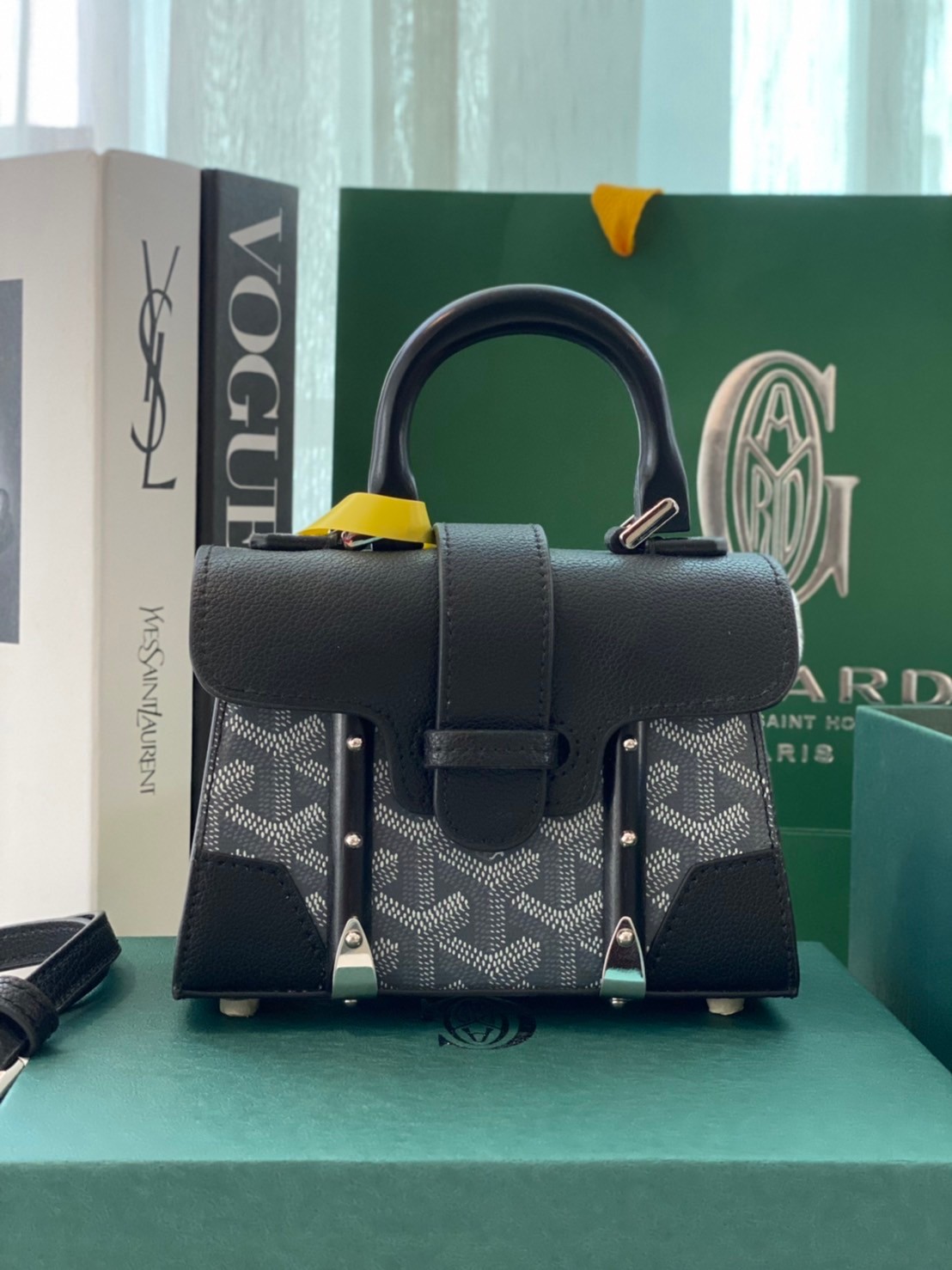 GOYARD SAIGON SIZE MINI 15cm เกรดท็อปออริเทียบแท้ ใช้สลับแท้ได้ ใช้งานต่างประเทศได้ Box set