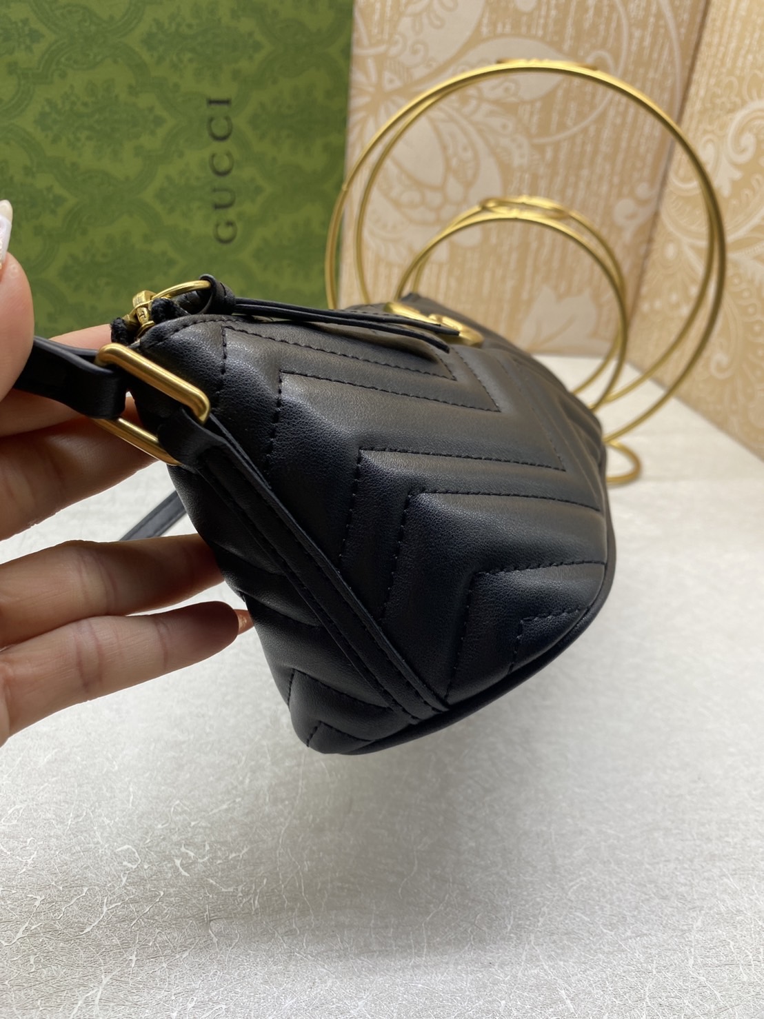 GUCCI GG Marmont shoulder bag / GUCCI Marmont เกรดออริจินอล 1:1 ใช้งานต่างประเทศได้ รุ่นใหม่ล่าสุด