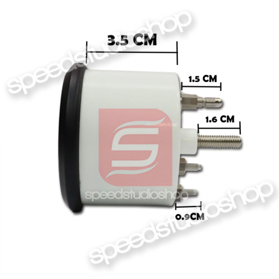 เกจ์วัด เกจวัด ความร้อนน้ำมันเครื่อง วัดความร้อนเครื่อง อุณหภูมิน้ำมันเครื่อง Oil temperature ใช้ได้ทั้ง 12V/24V ขนาด 2 นิ้ว