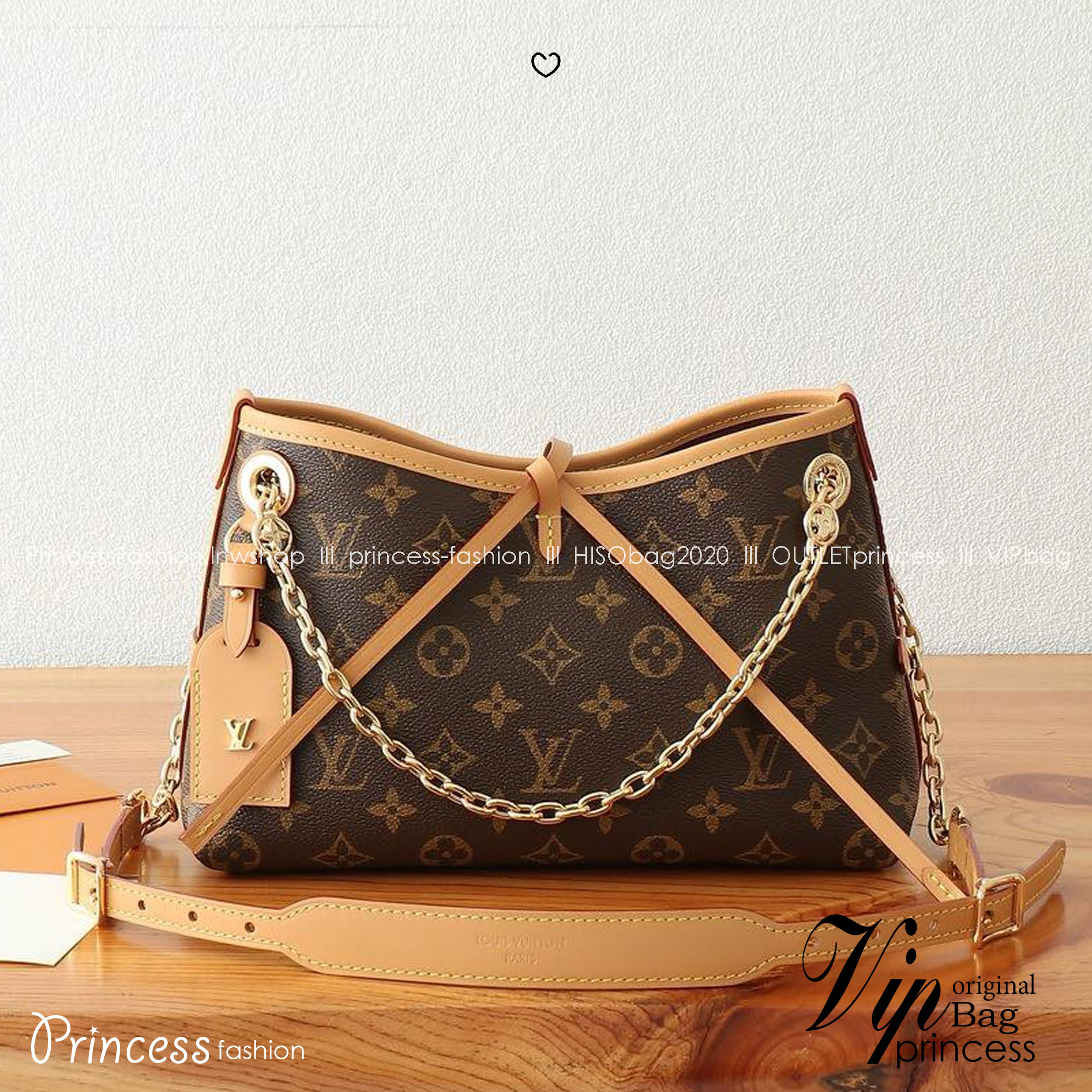 LV CarryAll BB bag กระเป๋าสะพายแครี่ออล ไซส์ใหม่ ดีไซส์ใหม่สุดไอคอนิกปรับโฉมใหม่ประจำฤดูกาลในดีไซน์สุดชิค ตกแต่งสายโซ่สีทองงดงามด้วย Monogram Flower