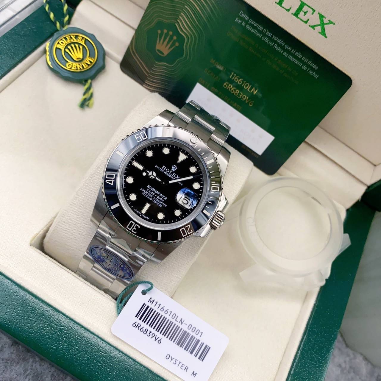 สลับแท้ เกรดเทพ นาฬิกาโรเล็กซ์ ROLEX SUBMARINER -งาน : TOP SWISS 1:1 -Isงงาu (COPY)CLEAN factory -ขนาด: 40 มม.