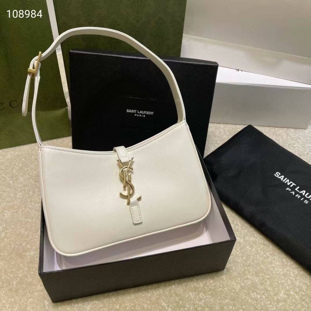 VIP 】หนังแท้ YSL SAINT LAURENT Le 5 à 7 leather shoulder bag