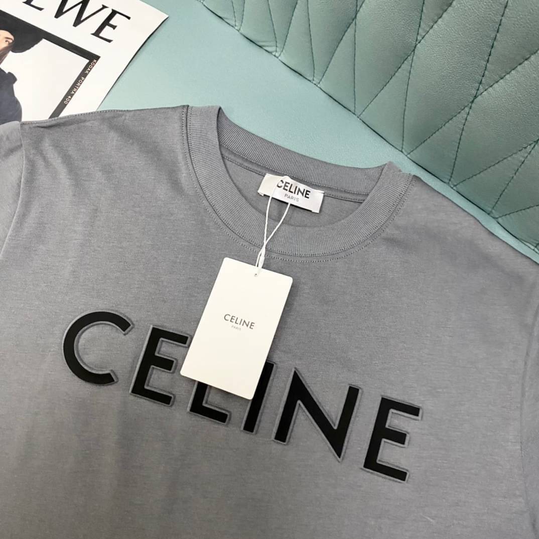 Celine T-Shirt / CL T-Shirts เสื้อยืดแบรนด์เนม เสื้อแบรนด์หรู เกรดออริจินอล สลับแท้ ภาพถ่ายจากงานจริง ใช้งานต่างประเทศได้