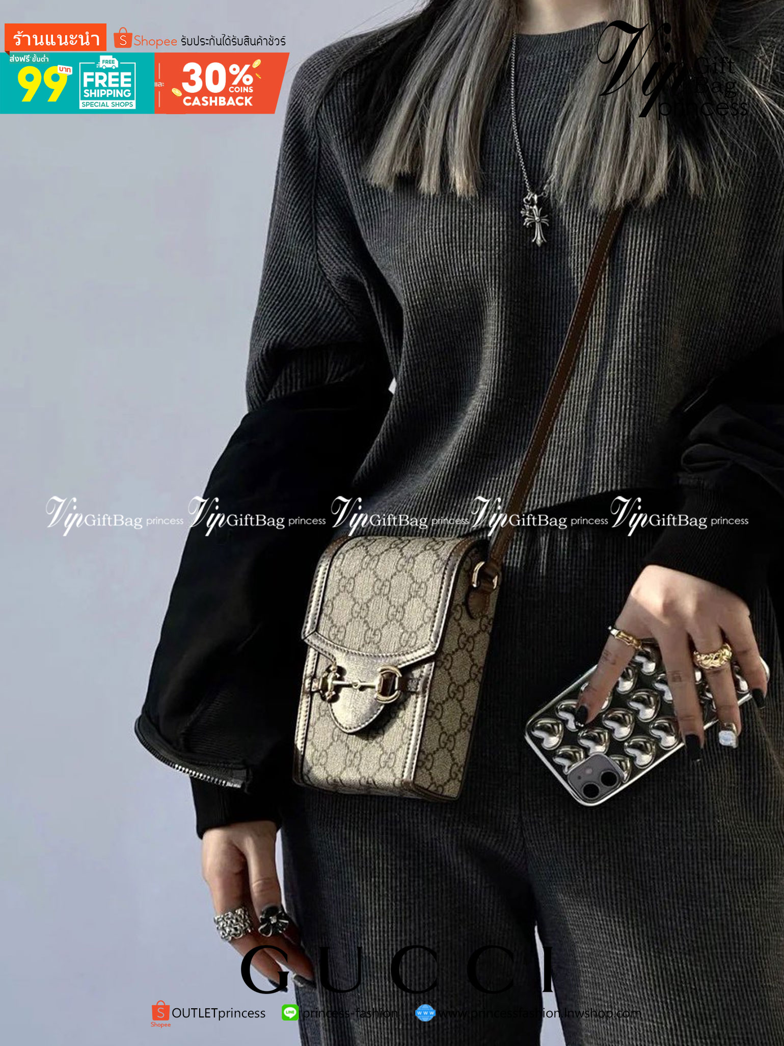 Gucci Horsebit 1955 mini bag / Gucci horsebit phone case สีใหม่ละมุนพร้อมส่ง กระเป๋าสะพาย กระเป๋าใส่โทรศัพท์ งานแฟชั่นคลาสสิก อะไหล่สวย ดีไซต์สัญลักษณ์วงแหวนตามแบบฉบับแบรนด์ มาพร้อมกล่องแบรนด์และสายสะพายยาวที่สามารถปรับระดับได้ พร้อมส่งให้สะพาย สวยๆ กันแล