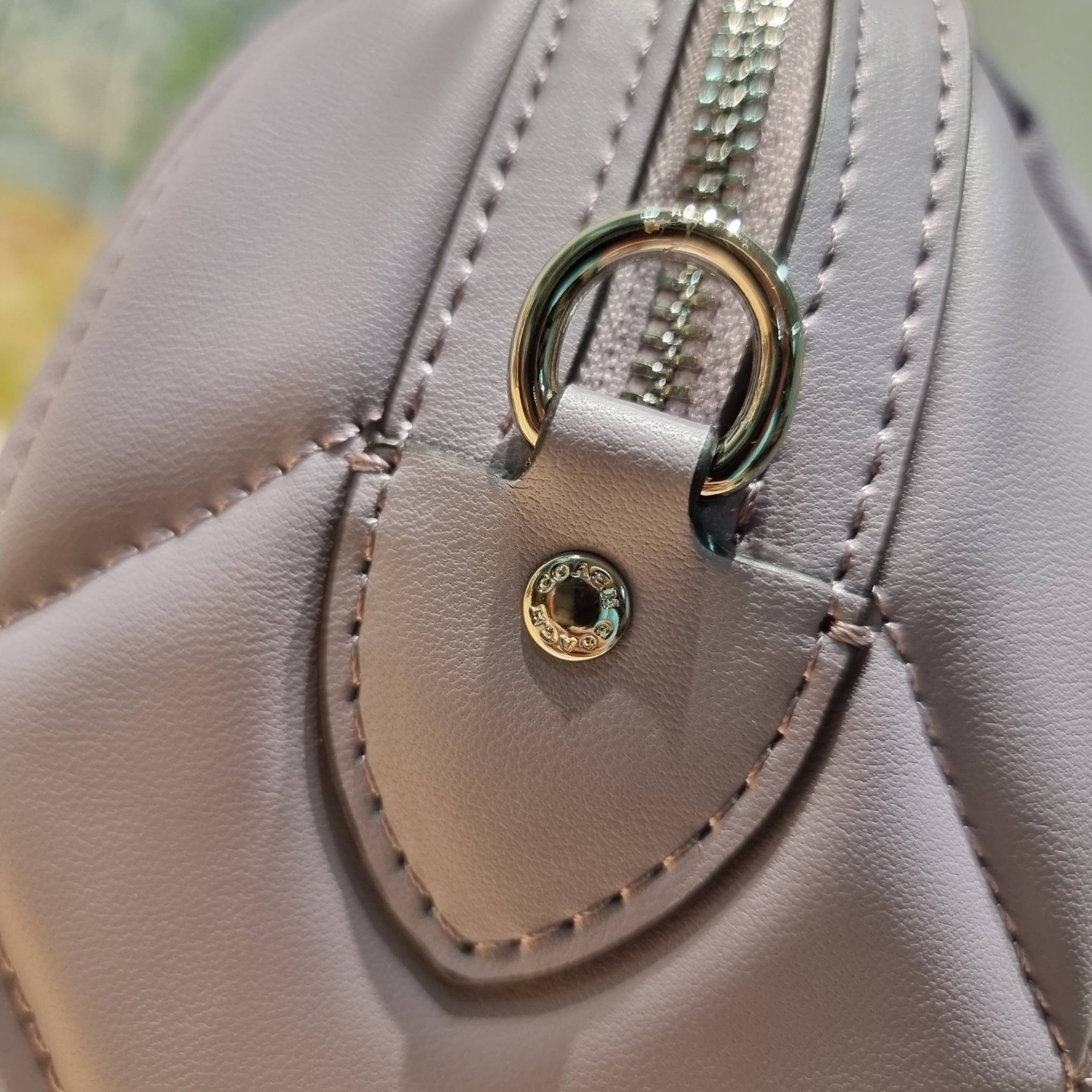 COACH ROWAN SATCHEL WITH PUFFY DIAMOND QUILTING CJ610 พร้อมส่ง กระเป๋าสะพายทรงหมอน ขนาดกำลังสวย คอลเลคชั่นสุดคลาสสิค ที่ดีไซน์เพิ่มความหรู