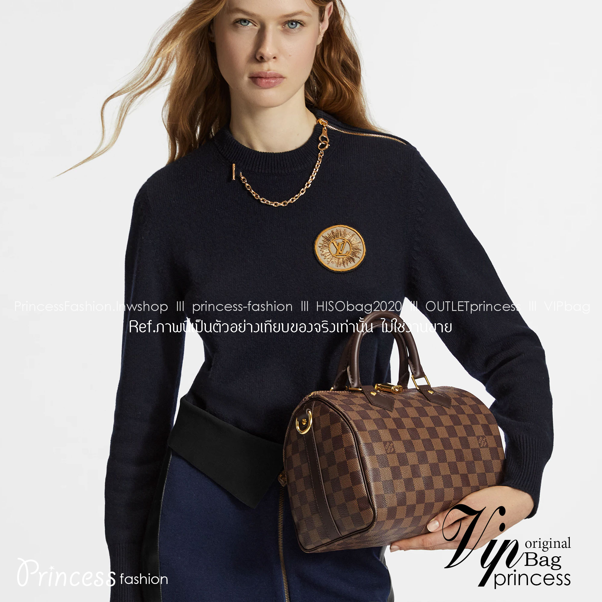 LV Speedy 25 DAMIER / MONOGRAM กระเป๋าทรงหมอน รุ่นท็อปฮิต เกรดออริ ใช้ต่างประเทศได้